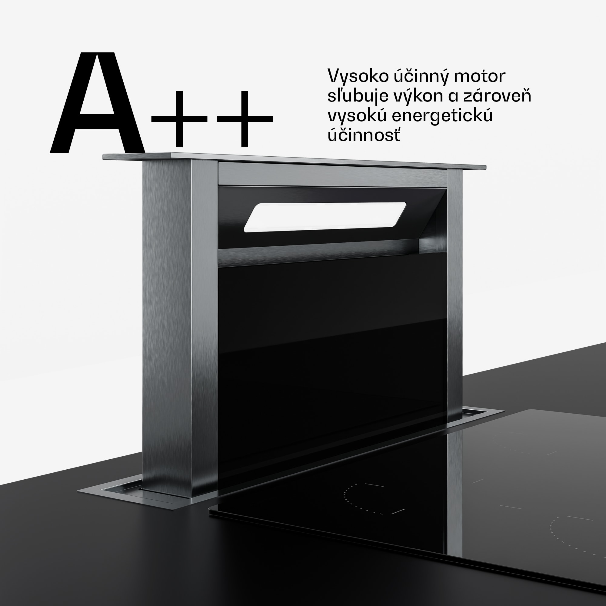 Klarstein Verosteel indukčná varná doska + Verosteel spádový digestor | 60 cm – Obrázok 5