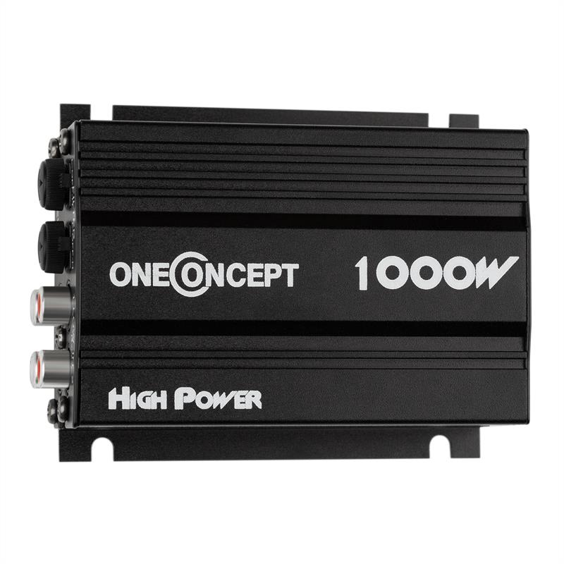 4-kanálový zosilňovač oneConcept X4-A4, 600 W, čierny