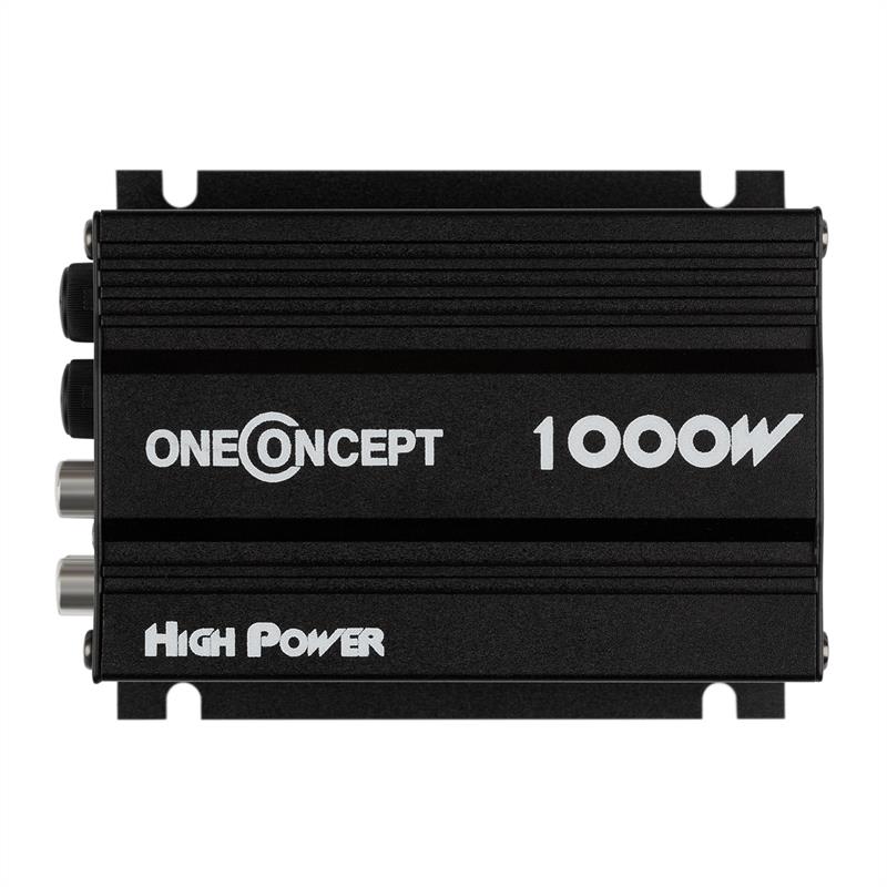 4-kanálový zosilňovač oneConcept X4-A4, 600 W, čierny – Obrázok 2