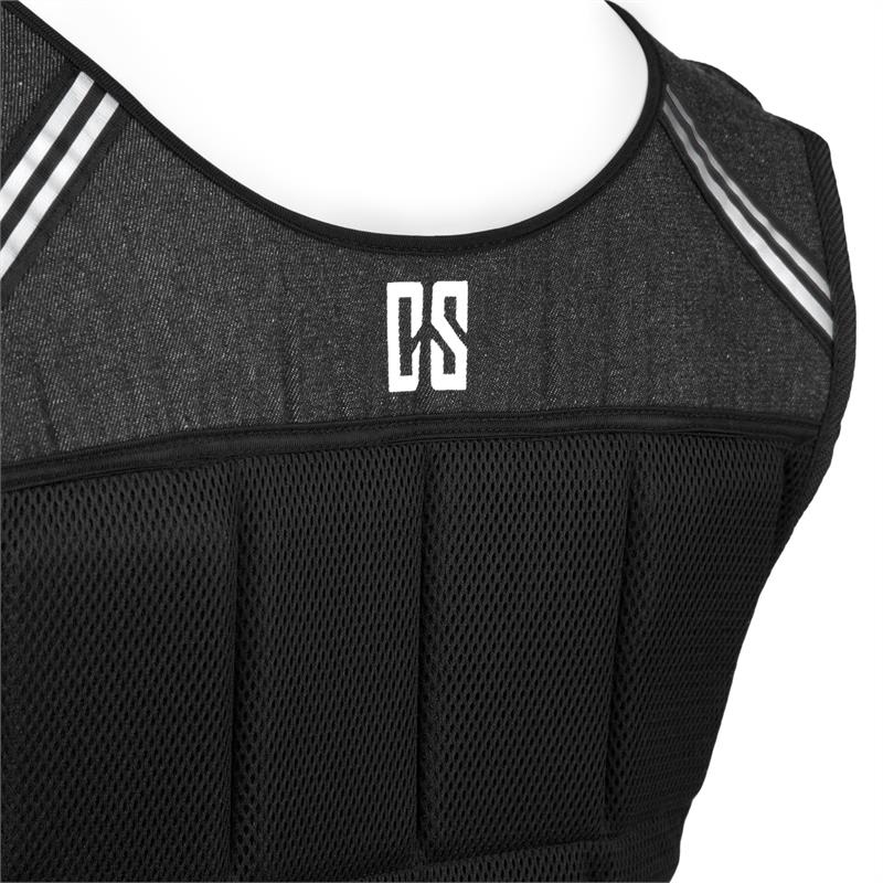 Capital Sports Vestpro 10, záťažová vesta s 10 kg závažiami, celkom 23 závaží – Obrázok 5