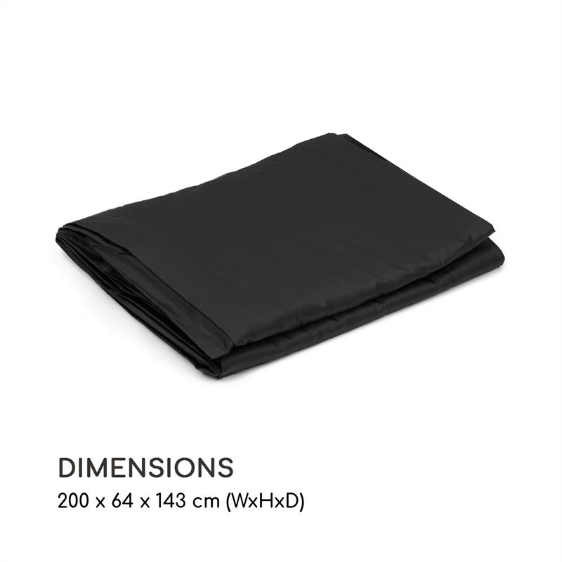 Blumfeldt Theia Raincover, ochranný kryt, 100 % polyester, ochrana v každom počasí, čierny – Obrázok 5