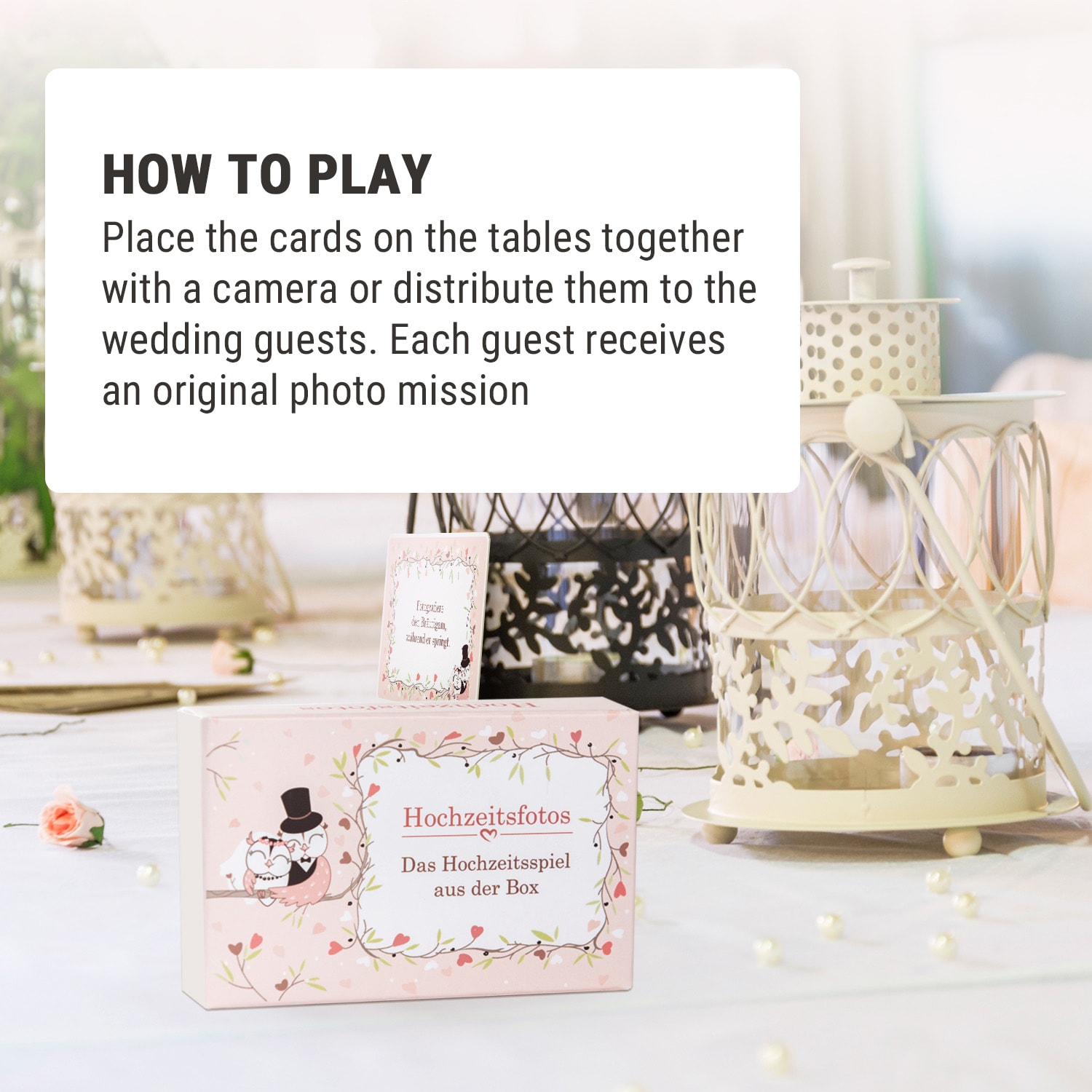 Spielehelden Wedding Pictures Foto hra 55 fotografických úloh vreckového formátu – Obrázok 5