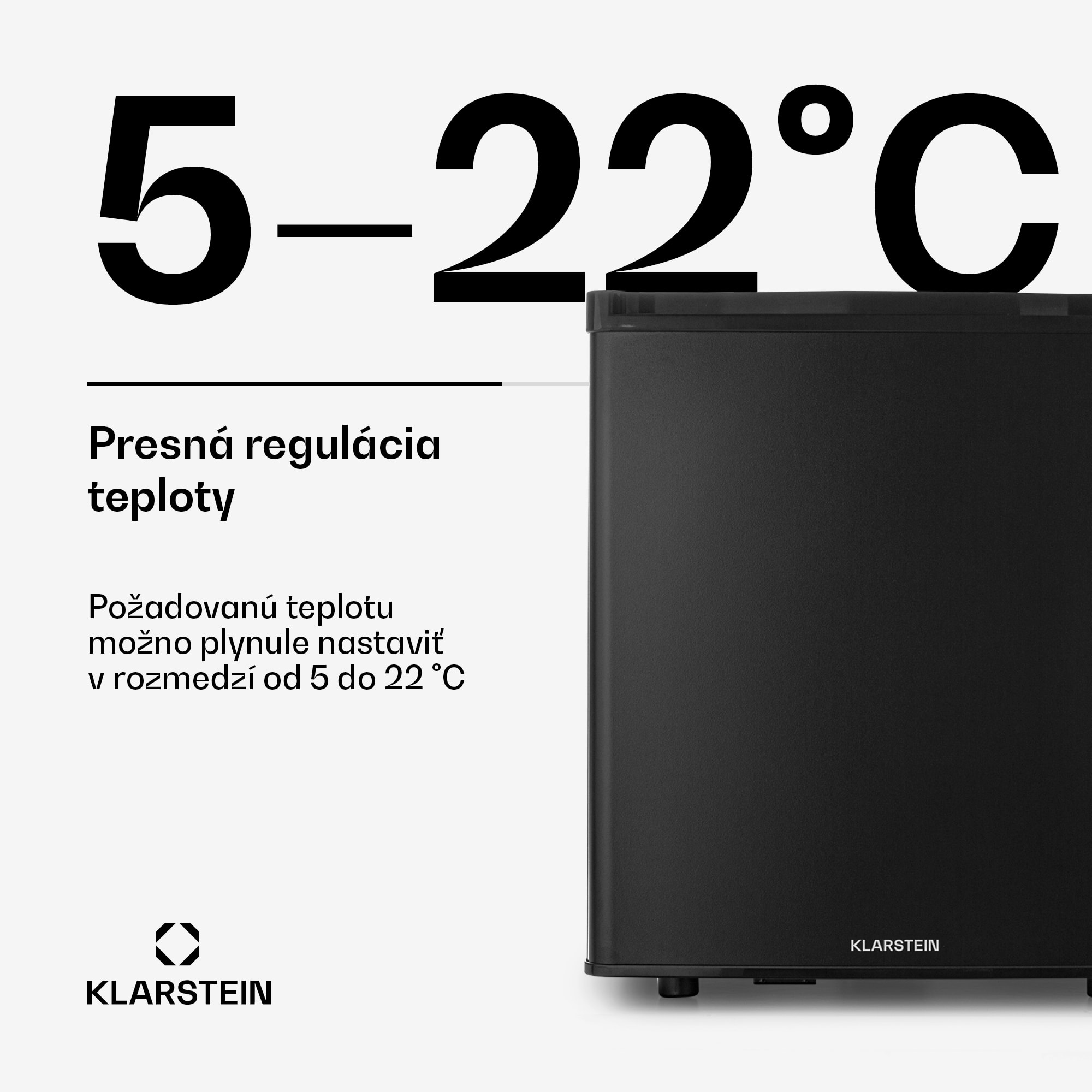 Klarstein Happy Hour 45, mini chladnička, minibar, chladnička na nápoje, 45 l, 26 dB – Obrázok 4