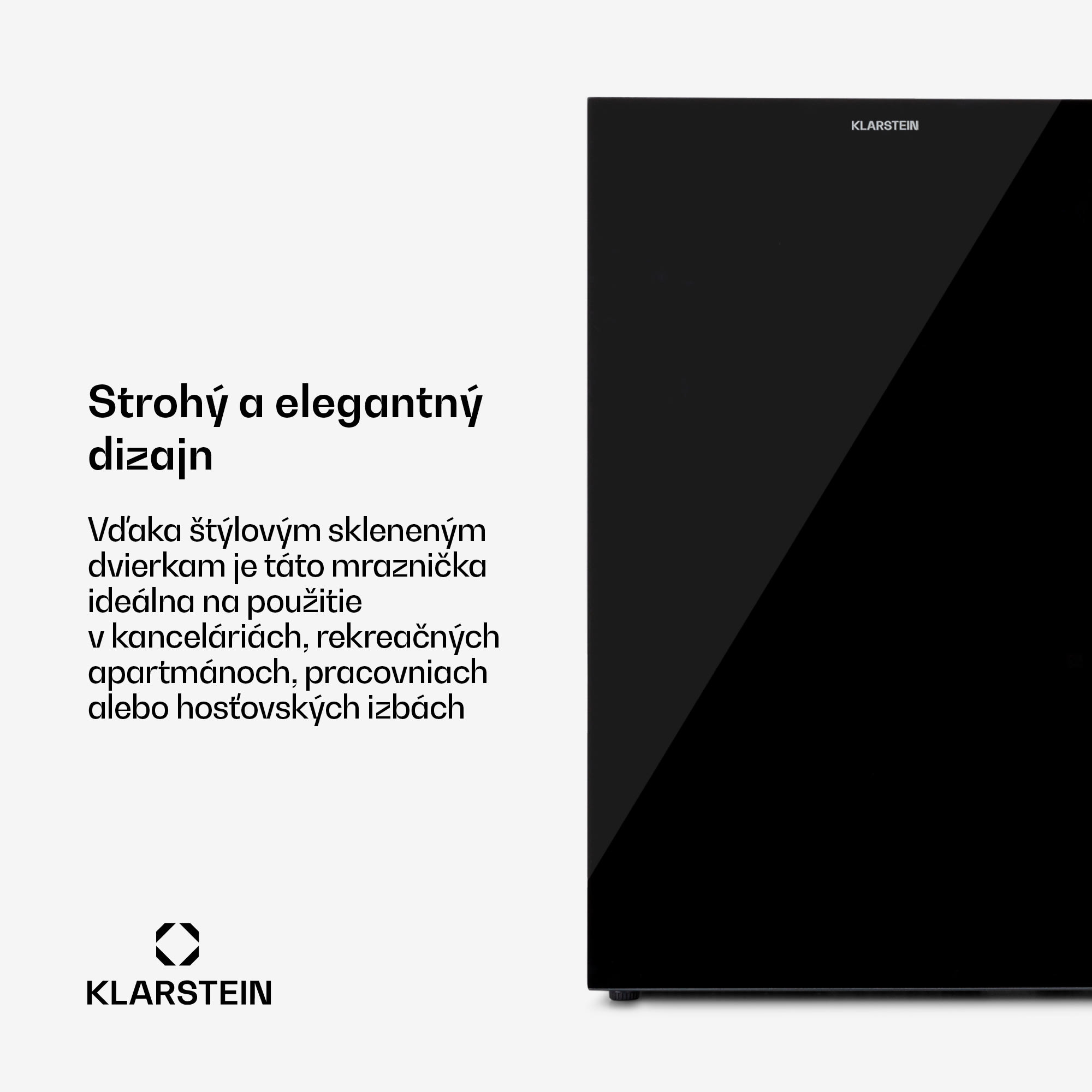 Klarstein Pluto 80L, mraznička, 4-hviezdičková, 80 l, do -18 °C – Obrázok 3
