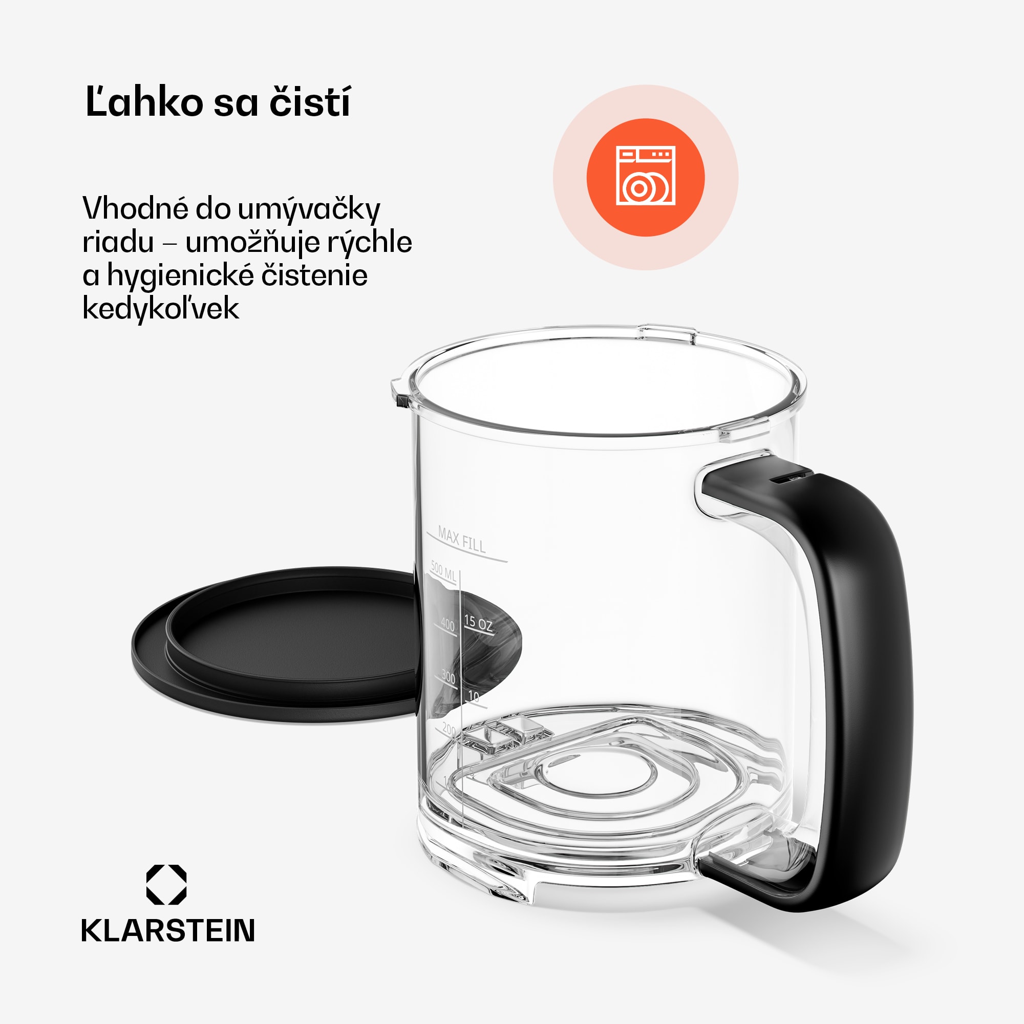 Klarstein Velaire nádoba na zmrzlinu | 0,6 litra | Tritan | odolná | silikónové veko | vhodná do umývačky riadu – Obrázok 4