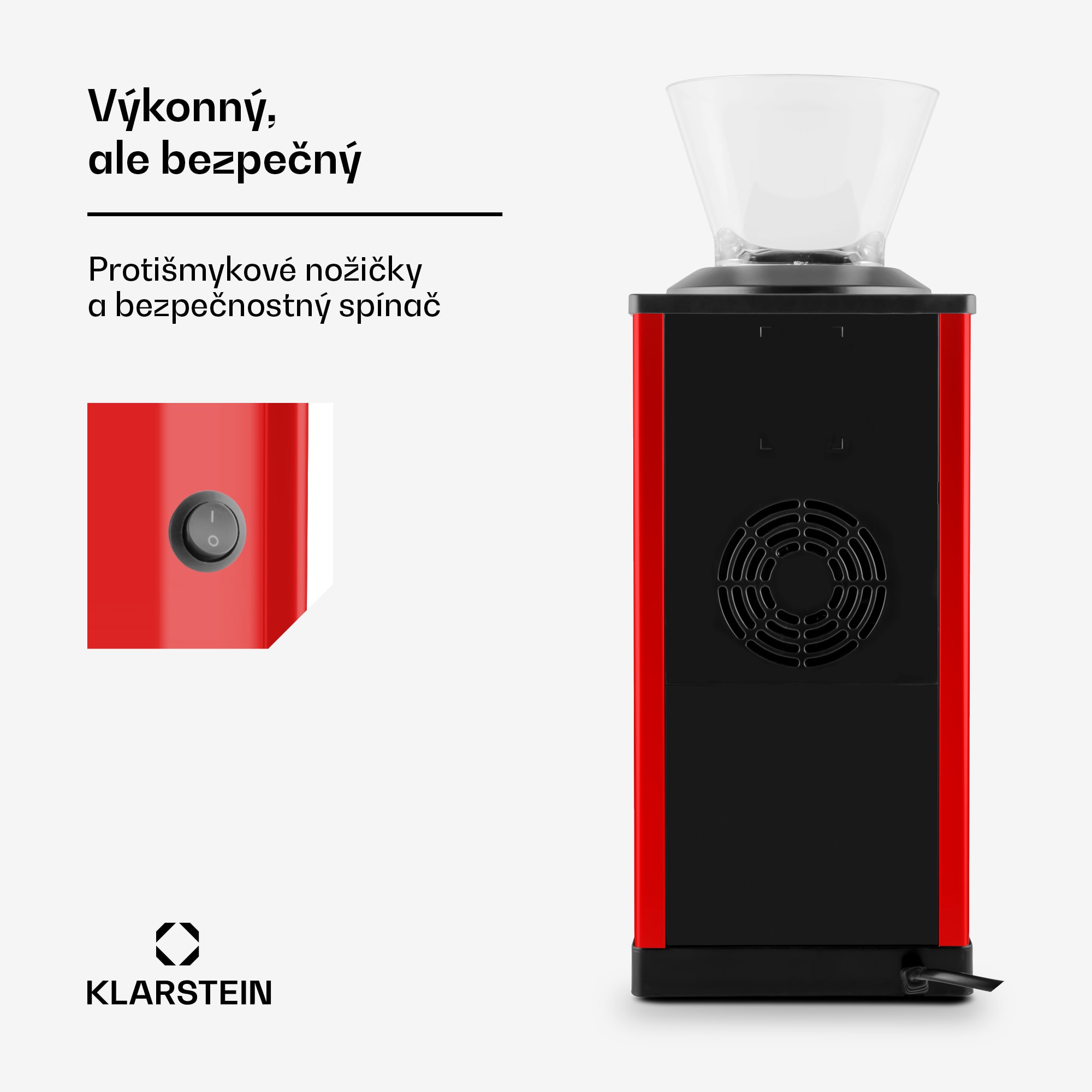 OneConcept Icebreaker, drvič ľadu, 15 kg/h, objem 3,5 l, zásobník na ľad, nehrdzavejúca oceľ, červený – Obrázok 4