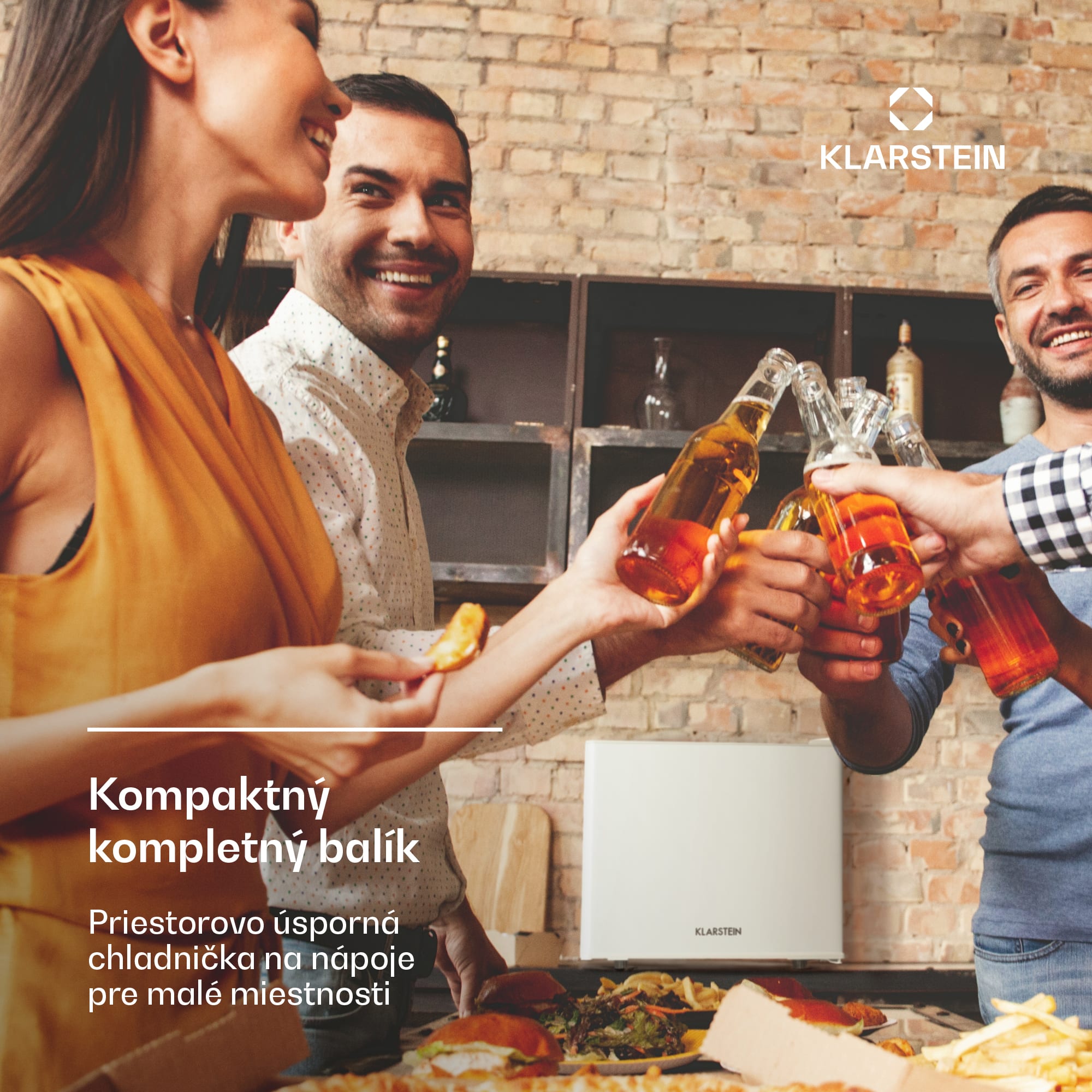 Klarstein Geheimversteck, mini chladnička, 17 l, 2 úrovne, 26dB, termoelektrická – Obrázok 3