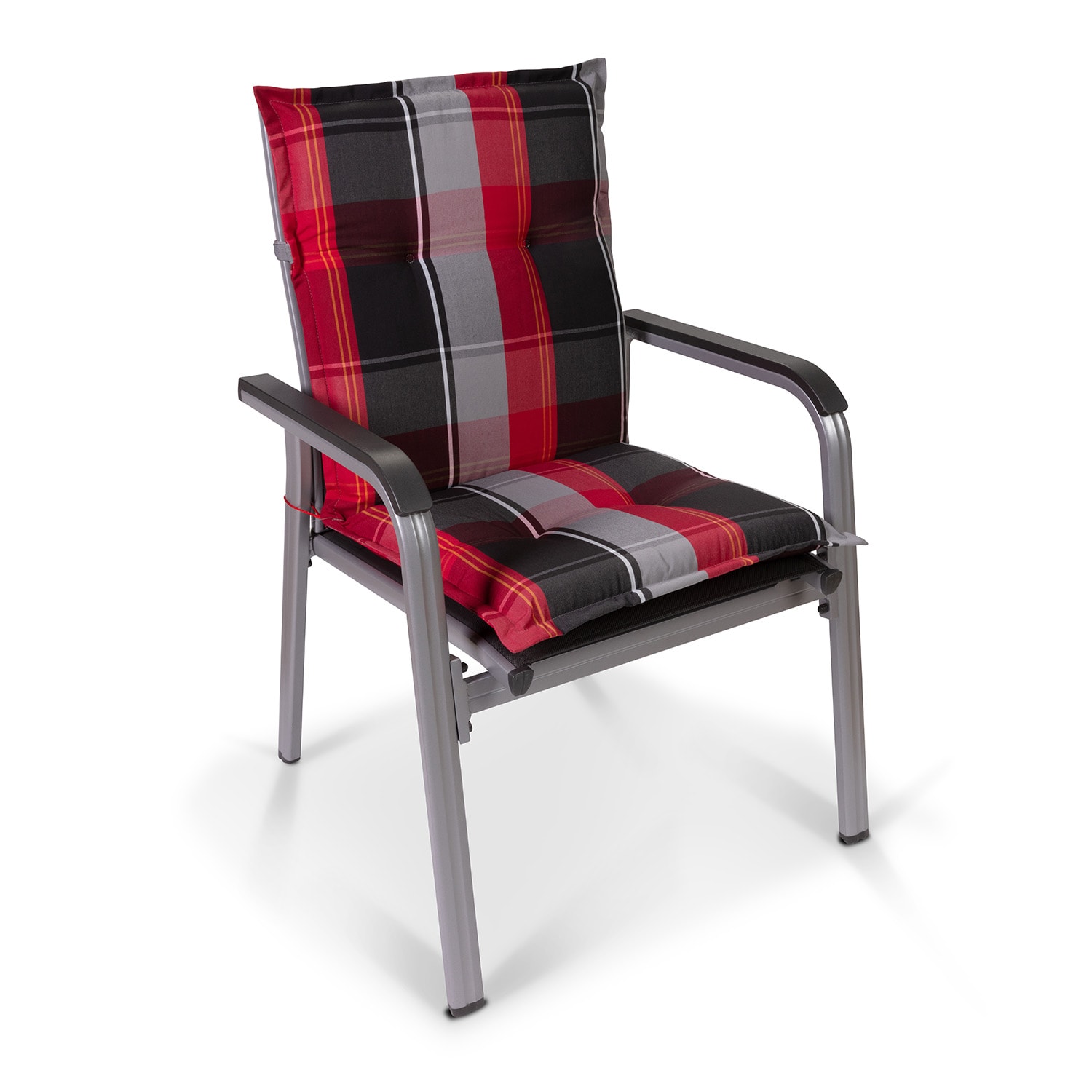 Blumfeldt Prato, poduška s nízkou zadnou časťou, na nižšie polohovacie kreslo, na záhradnú stoličku, polyester, 50 x 100 x 8 cm, 1 x poduška – Obrázok 2