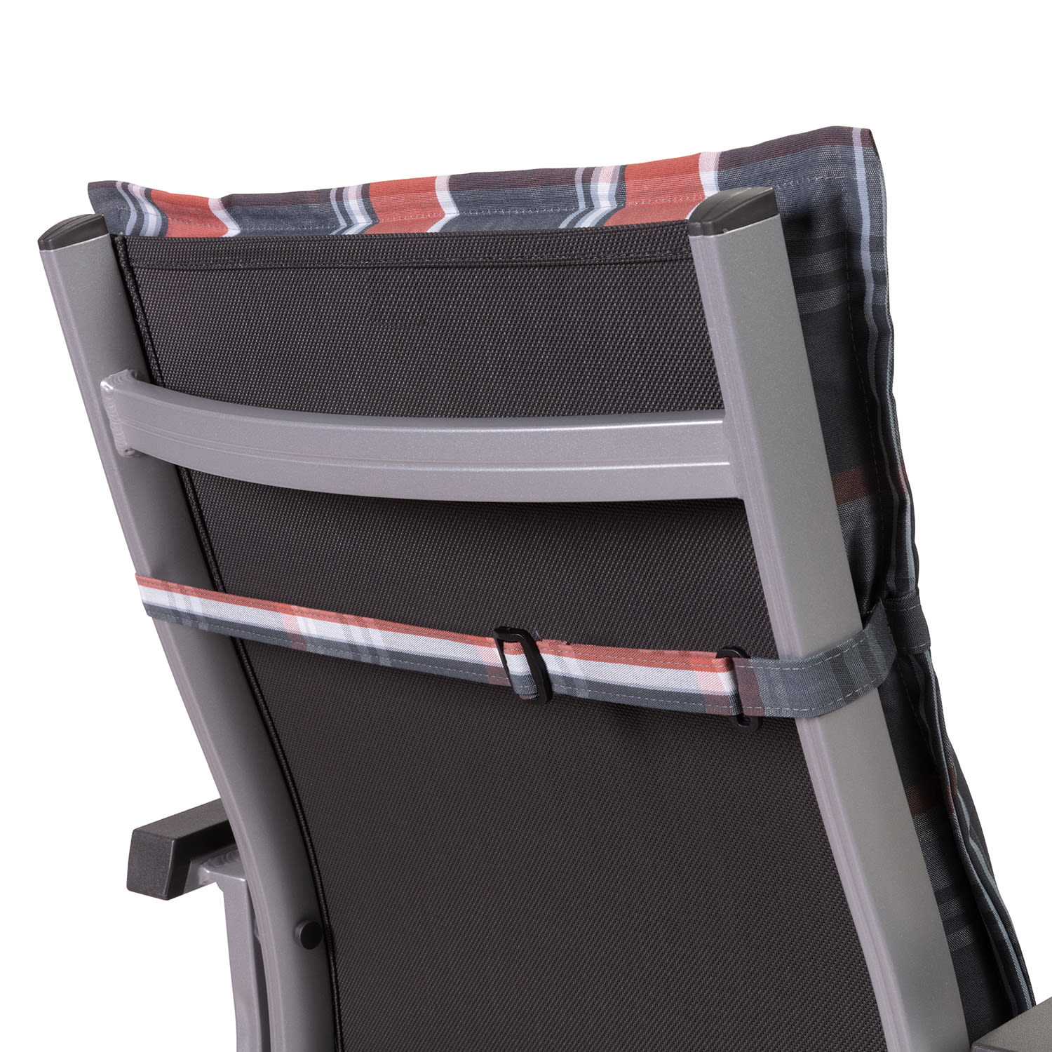 Blumfeldt Prato, čalúnená podložka, podložka na stoličku, podložka na nižšie polohovacie kreslo, na záhradnú stoličku, polyester, 50 × 100 × 8 cm – Obrázok 3
