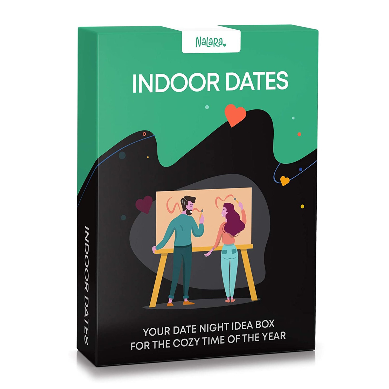 Spielehelden Indoor Dates Kartová hra pre páry 55 milujúcich nápadov na rande svadobný darček v anglickom jazyku