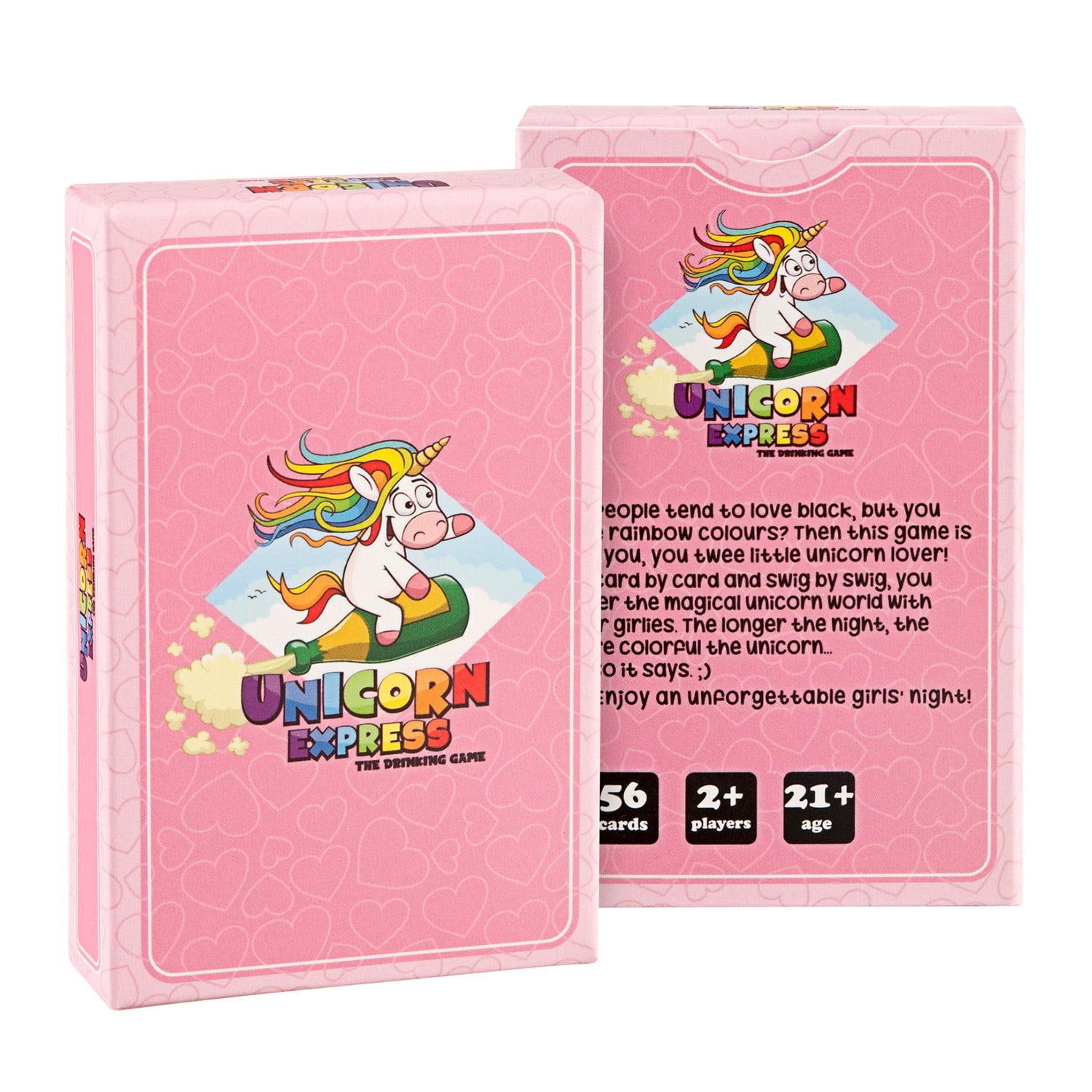 Spielehelden Unicorn Express, Párty hra, Dámska jazda, 55 kariet v anglickom jazyku – Obrázok 5