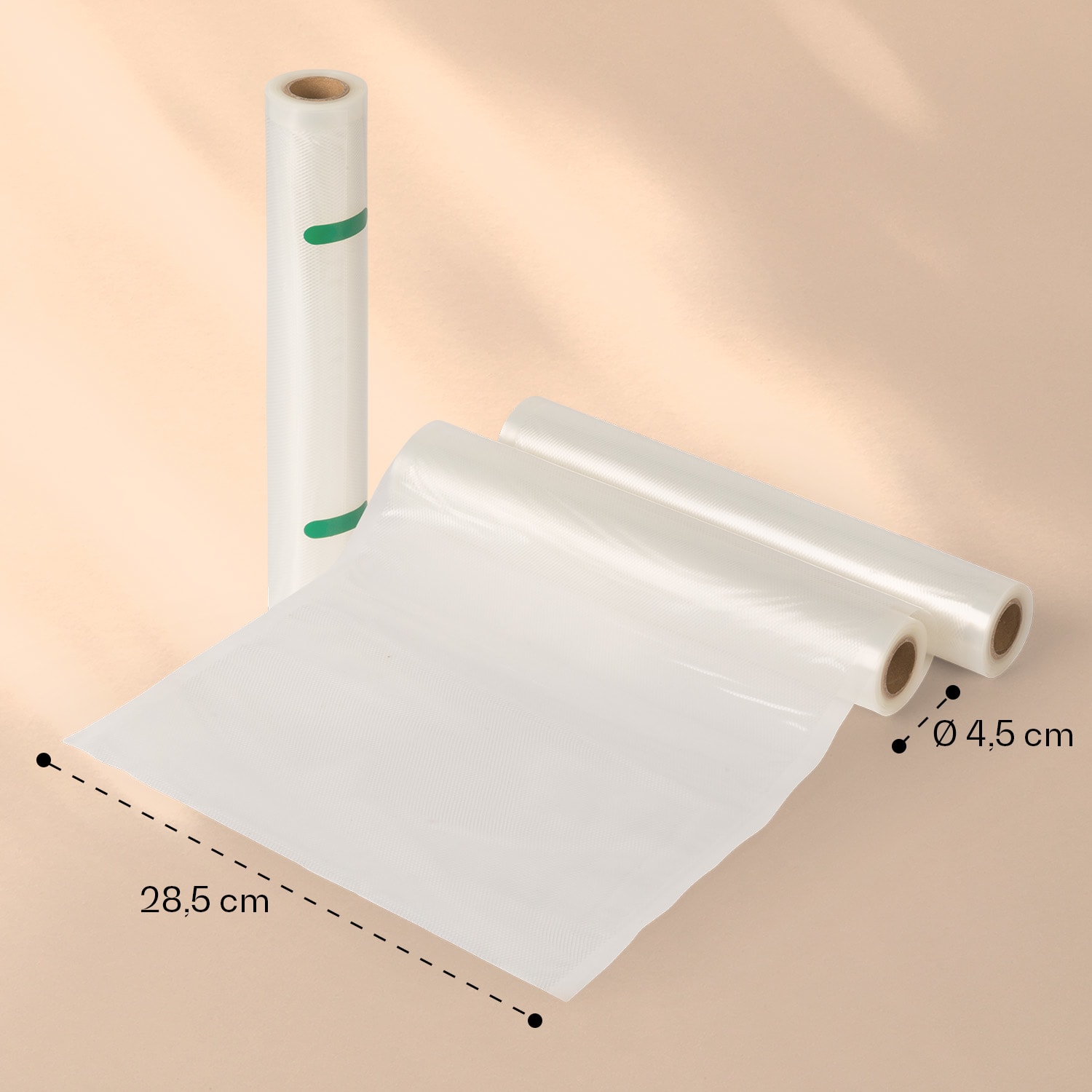 Klarstein Forli, vákuovacie vrecká, 2 x 28 x 300 cm, odolné, netrhajú sa, vhodné na varenie – Obrázok 4