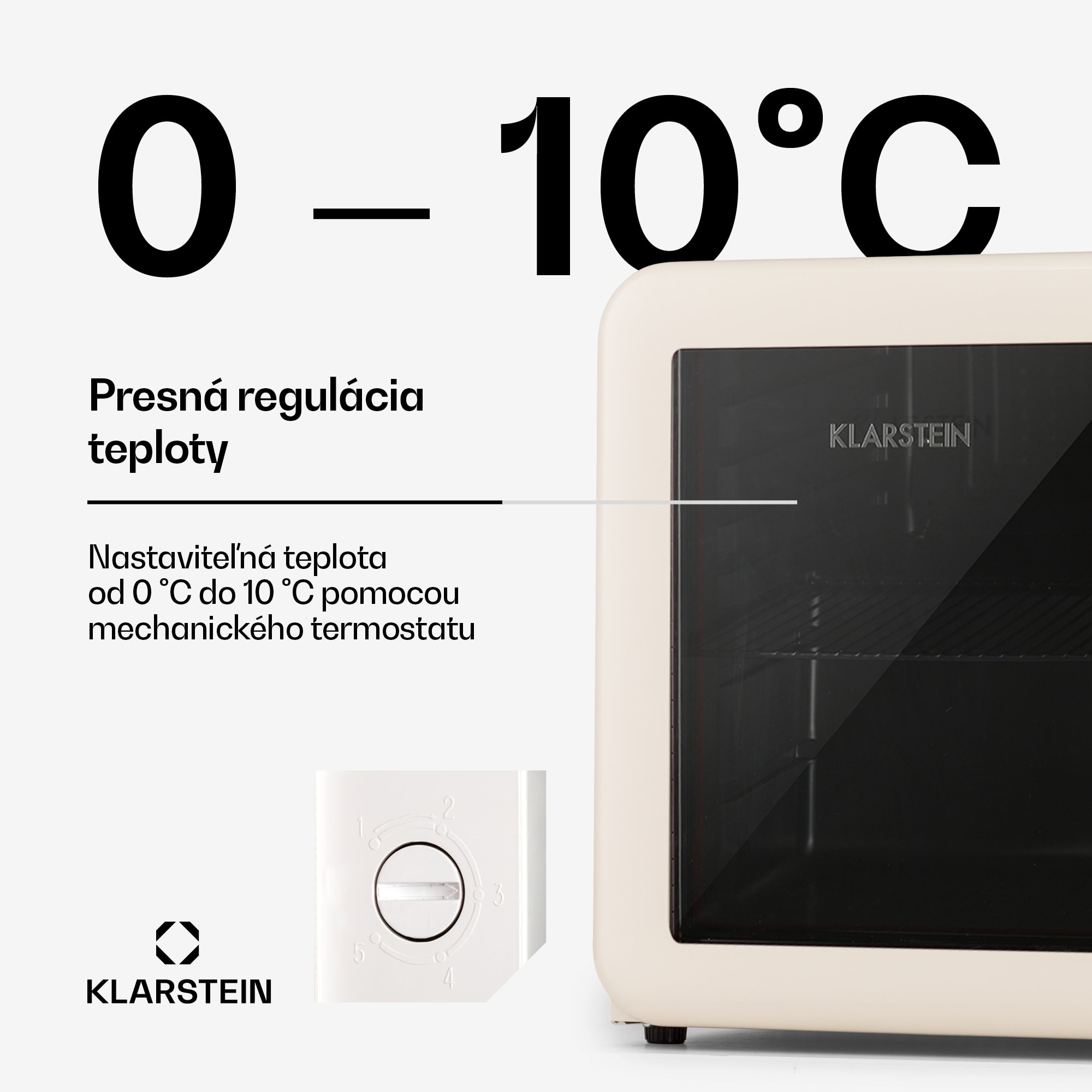 Klarstein PopLife 48, chladnička na nápoje, chladnička, 48 l, 0-10°C, retro dizajn – Obrázok 4