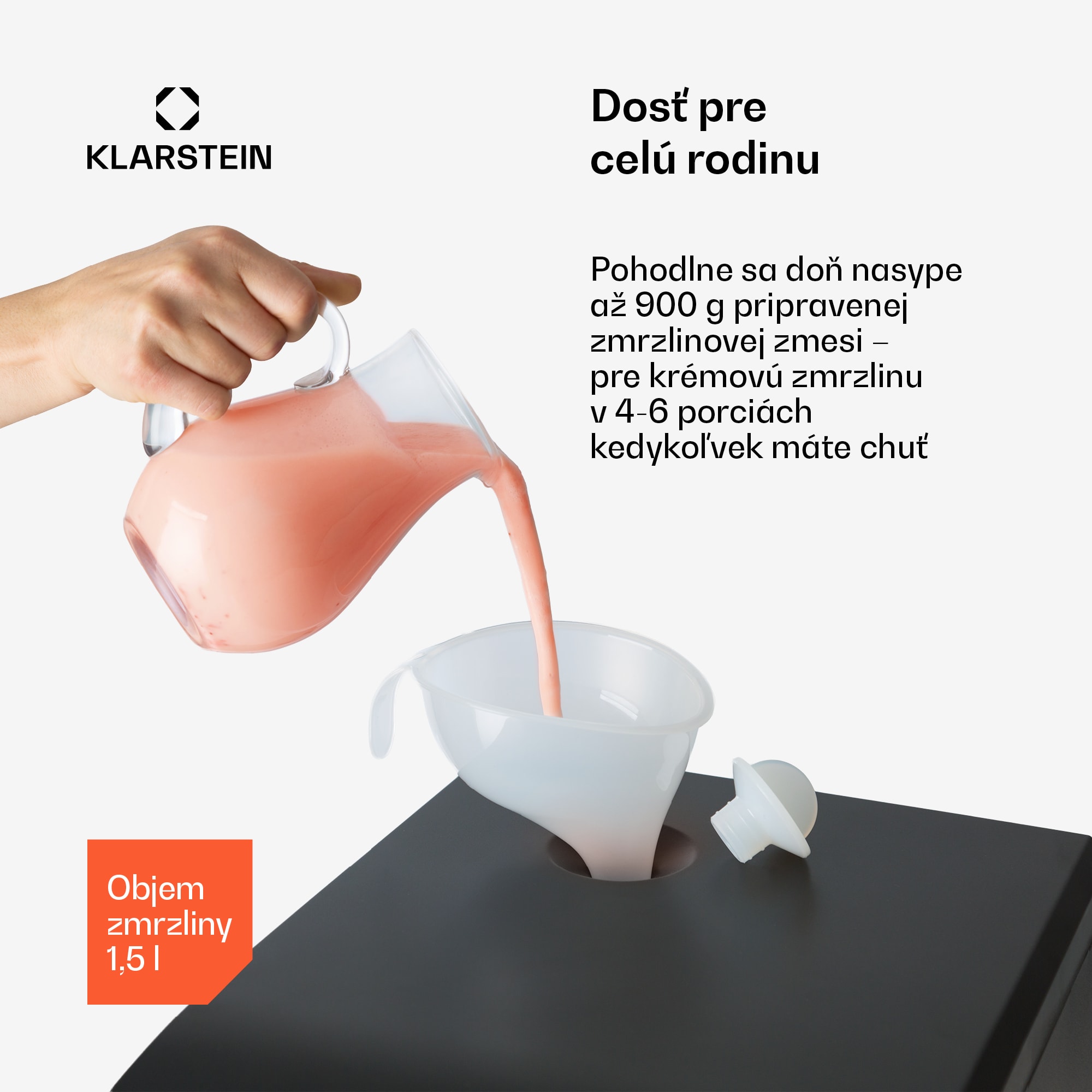 Klarstein Sweet Sundae zmrzlinovač kompresor 1,5l nehrdzavejúca oceľ čierny – Obrázok 4