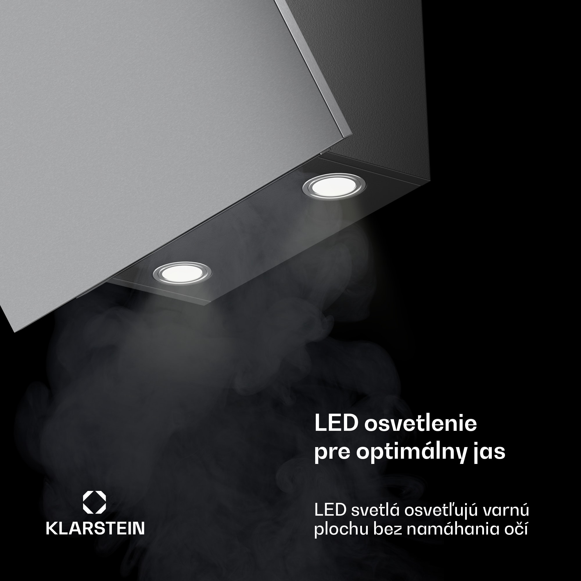 Klarstein Silver Lining šikmý digestor | Režimy odsávania a recirkulácie | Vysokokvalitný dizajn | 597 m³/h | 60 cm – Obrázok 5