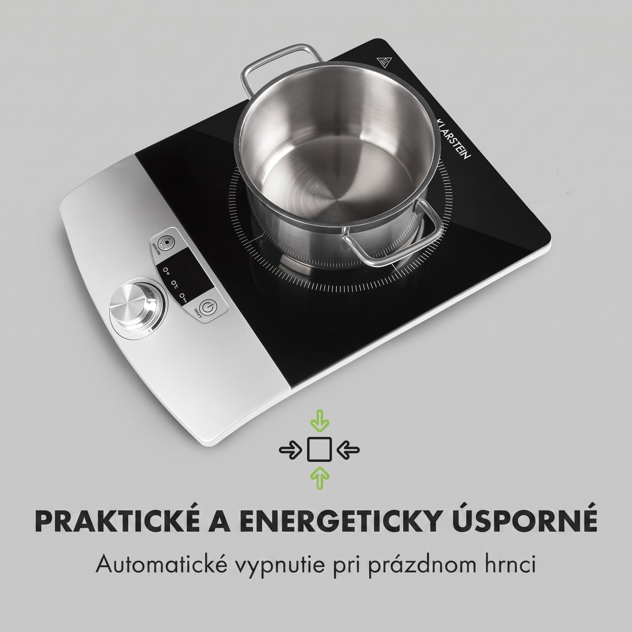 Klarstein CP3-VARICOOK SINGLE, indukčný varná doska, 1800 W, 1 zóna – Obrázok 5