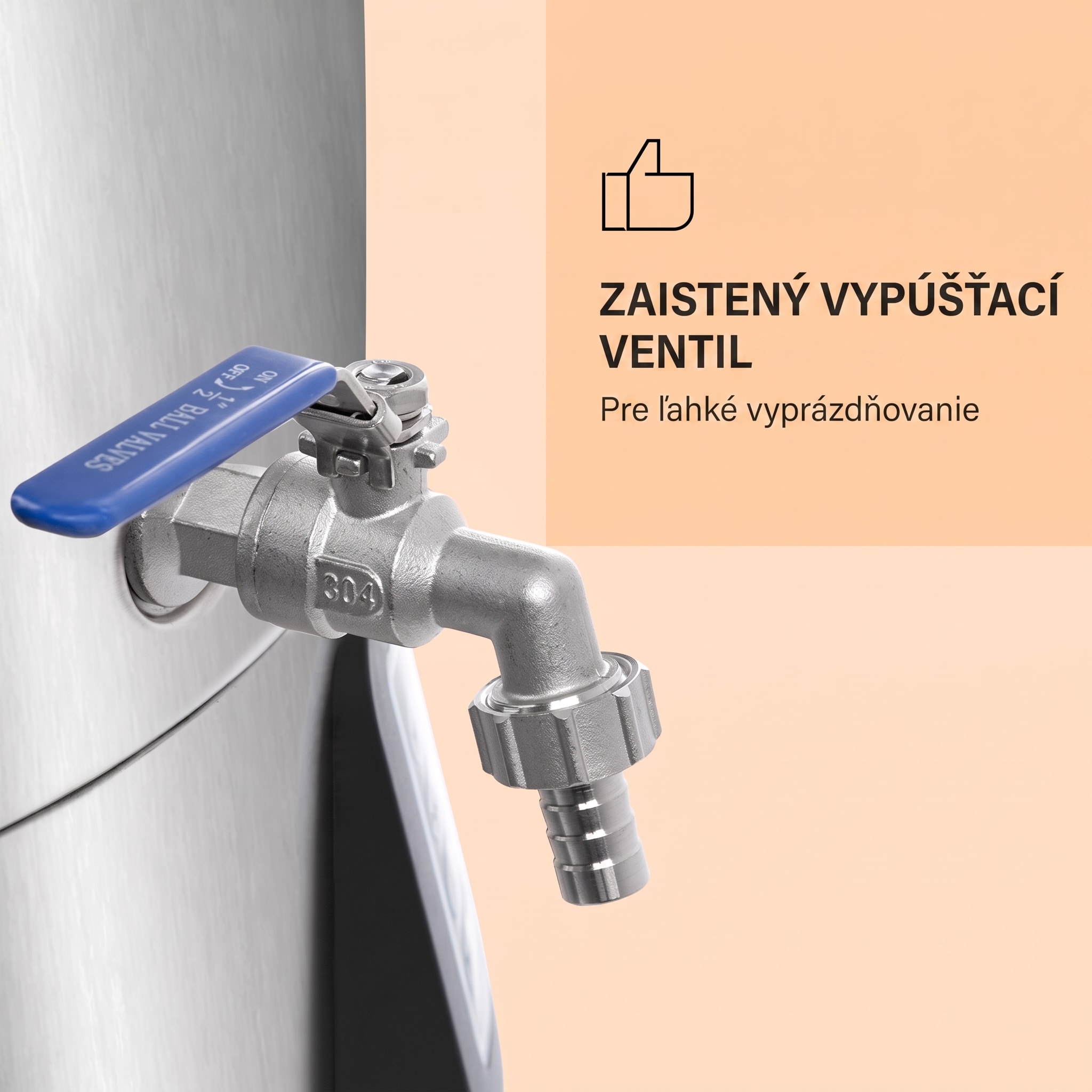 Klarstein Mundschenk XXL, sladový kotol, 50 l, 2500 W, zariadenie na varenie piva - sada, nehrdzavejúca oceľ – Obrázok 5