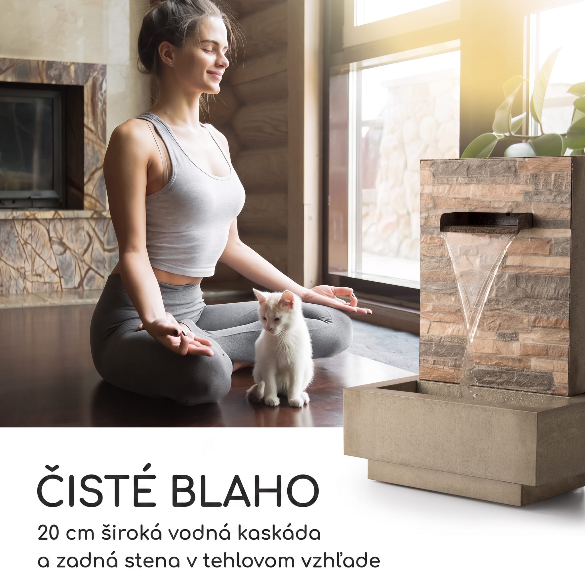 Blumfeldt Watergate záhradná fontána In/Outdoor 15W čerpadlo 10m kábel pozinkované – Obrázok 2