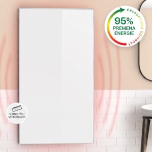 Klarstein Wonderwall 45, infračervený ohrievač, 50 x 90 cm, 450 W, týždenný časovač, IP24