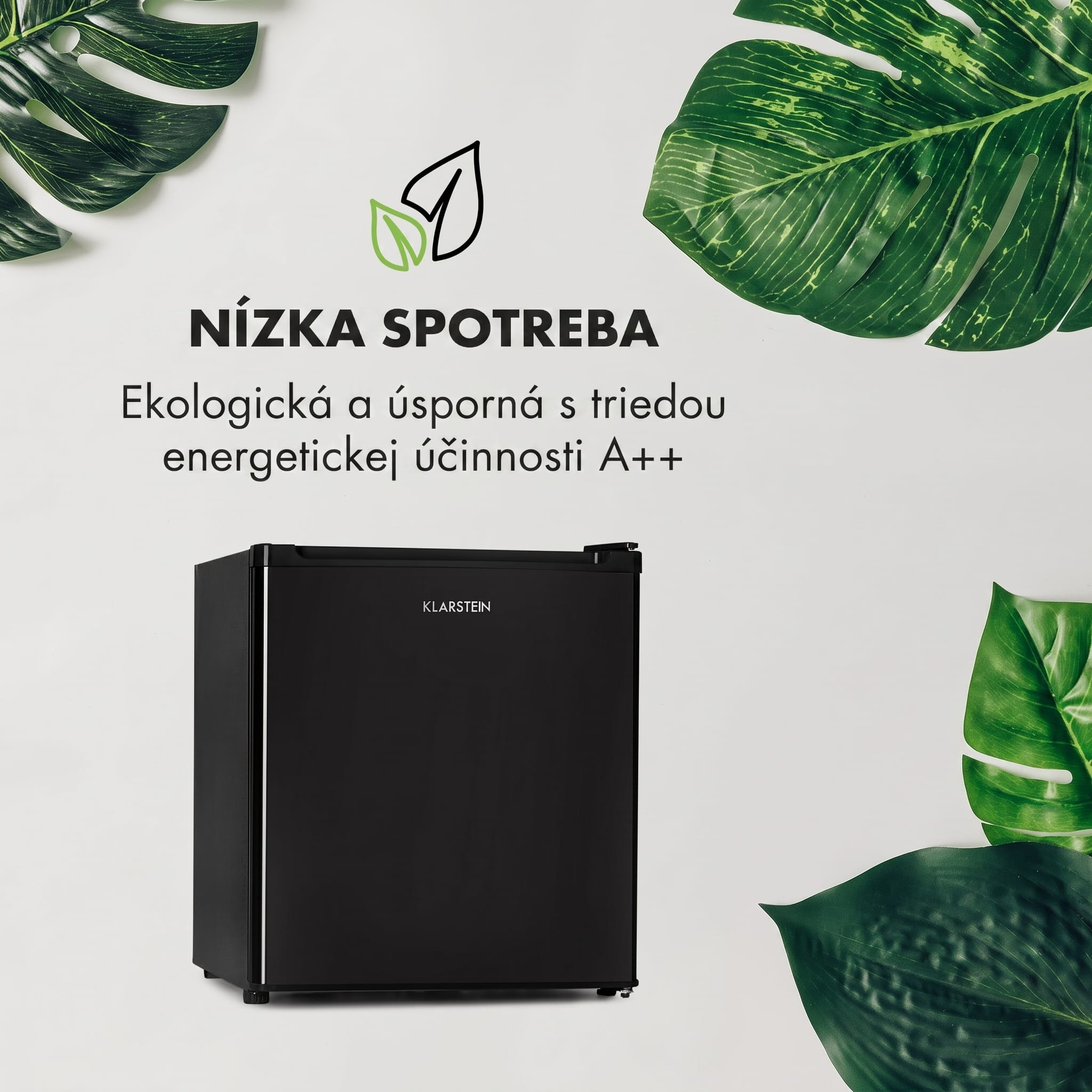 Klarstein Garfield Eco, mini mraznička, 33 l, energet. trieda E+, 4 hviezdičky, kompaktná – Obrázok 4