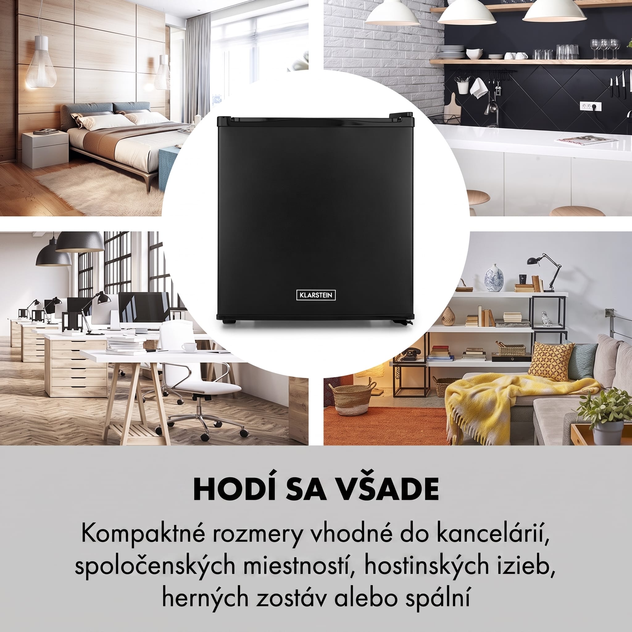Klarstein Secret Cool, mini chladnička, minibar, 13 l, energet. trieda G, čierna – Obrázok 4