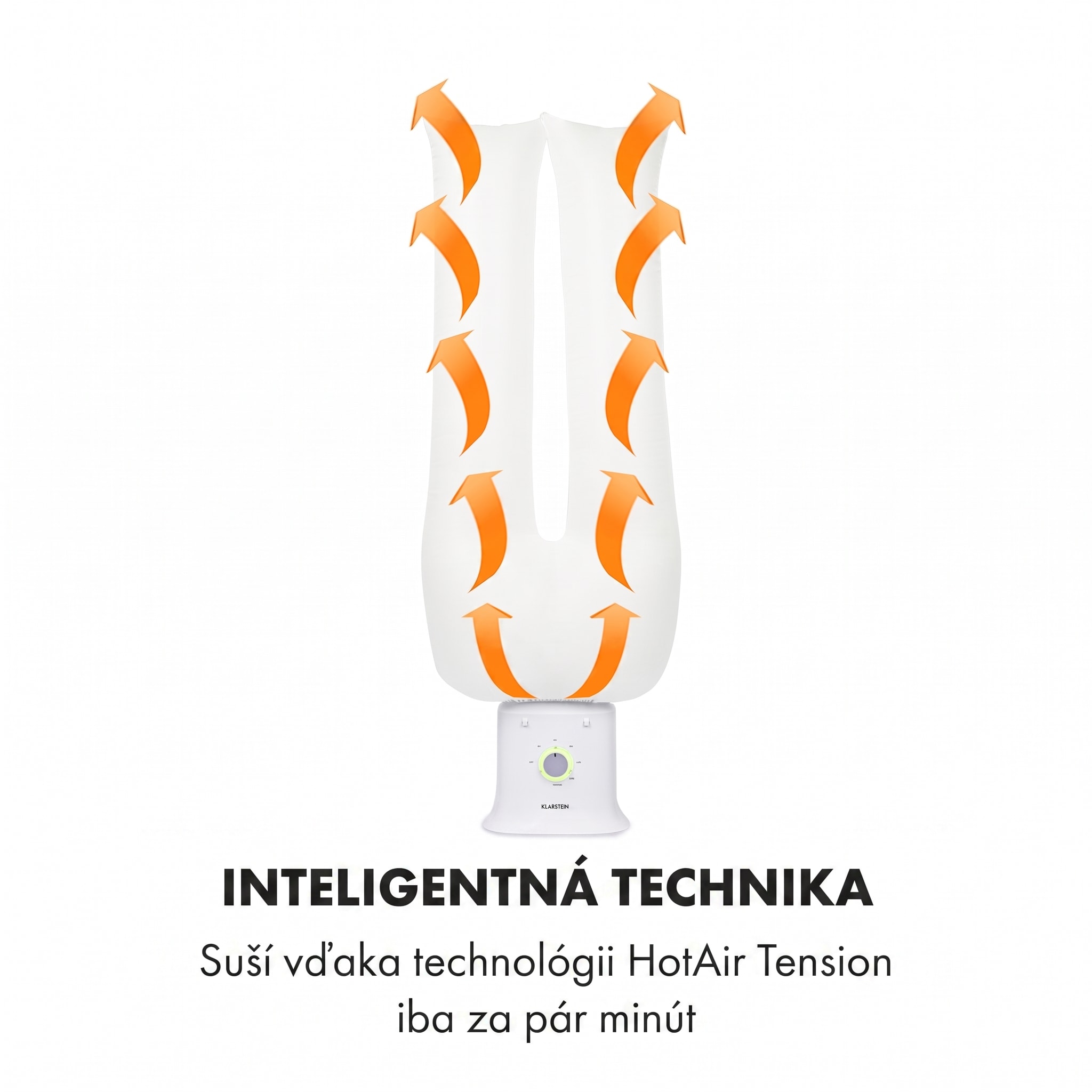Klarstein ShirtButler Deluxe automatický sušiaci a žehliaci prístroj 1250 W – Obrázok 3