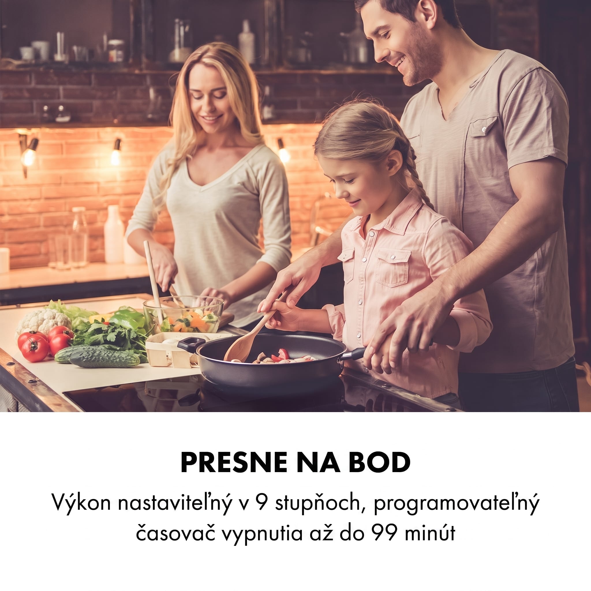Klarstein Delicatessa 3, indukčná varná doska, 5800 W, 3 zóny, sklokeramika, čierna – Obrázok 2