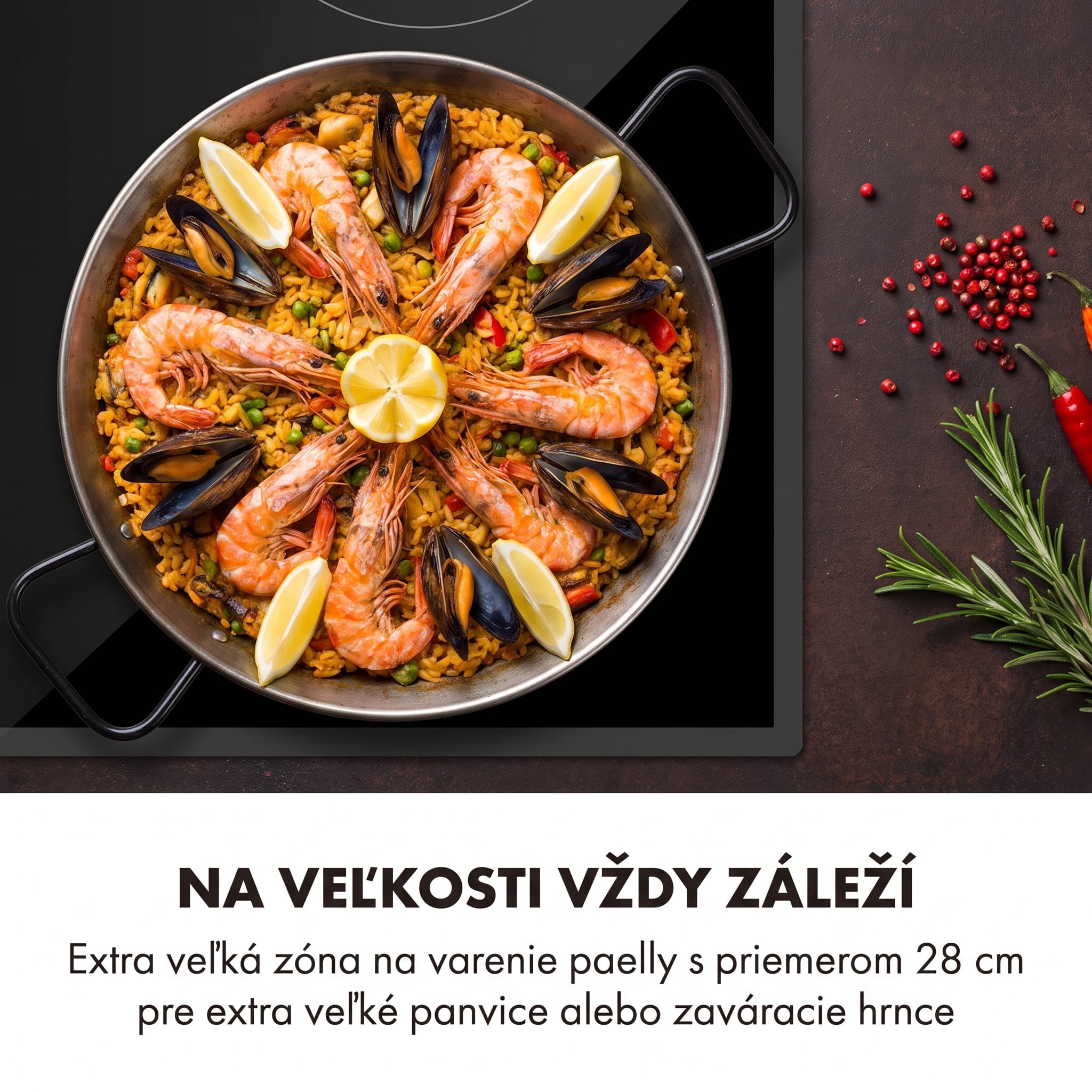 Klarstein Delicatessa 3, indukčná varná doska, 5800 W, 3 zóny, sklokeramika, čierna – Obrázok 3