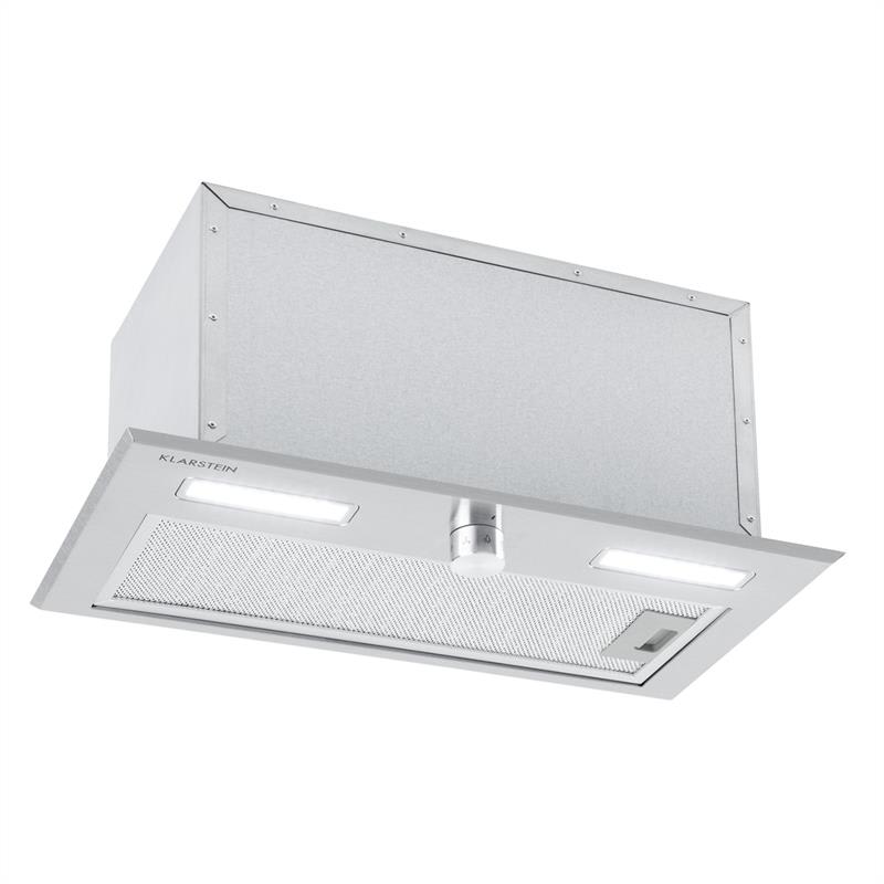Klarstein Simplica, digestor, 52 cm, vstavaný, 440 m³/h, LED, nehrdzavejúca oceľ