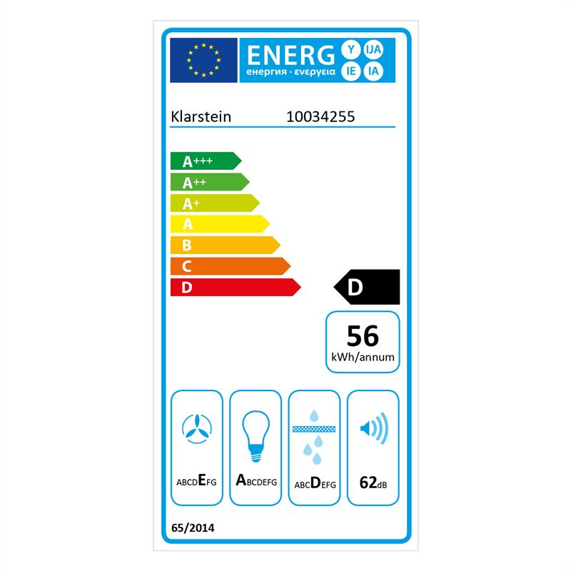 Klarstein Simplica, digestor, 52 cm, vstavaný, 440 m³/h, LED, nehrdzavejúca oceľ – Obrázok 2