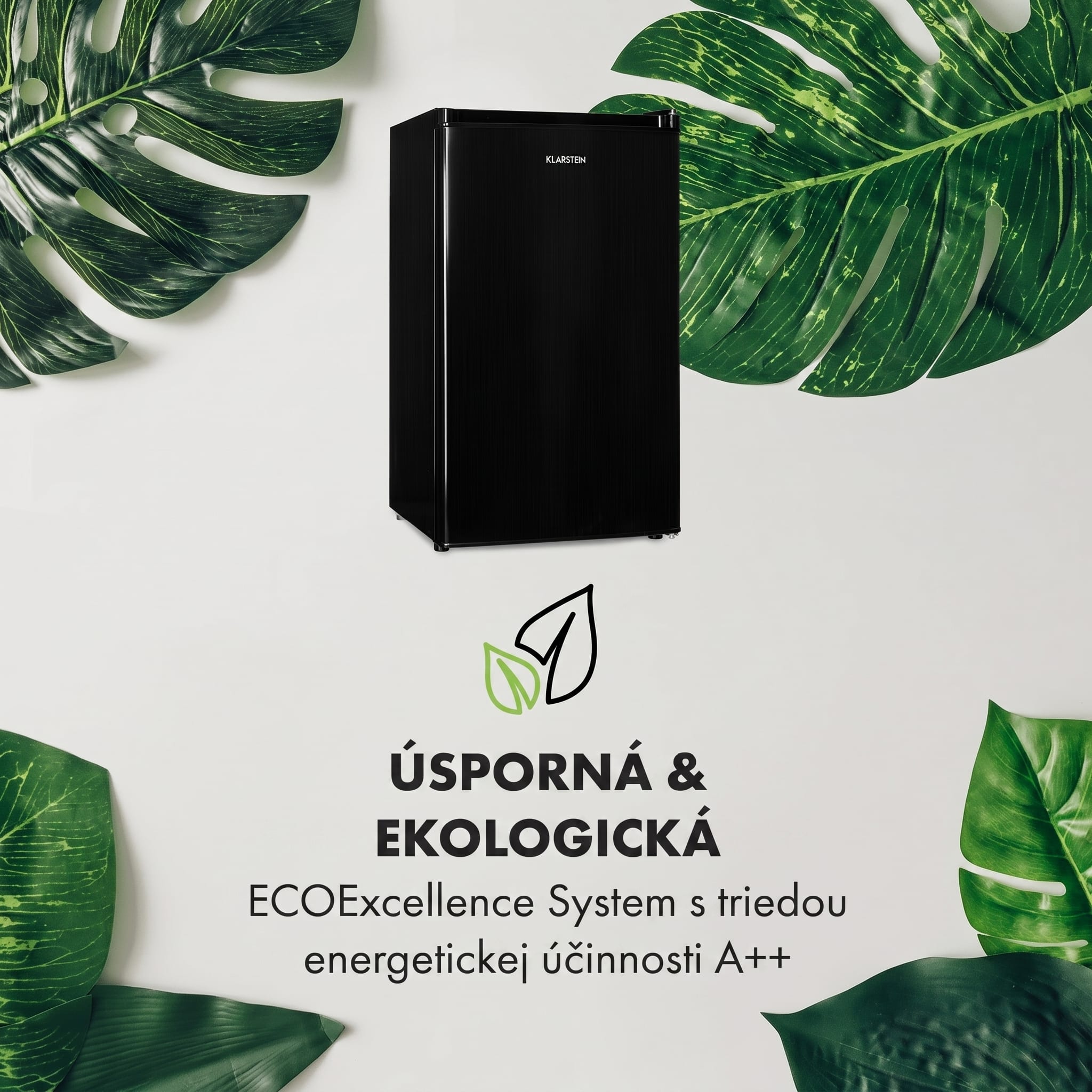 Klarstein Cool Cousin, chladnička s mrazničkou, 70/11 l, 40 dB, energet. trieda E, čierna – Obrázok 4