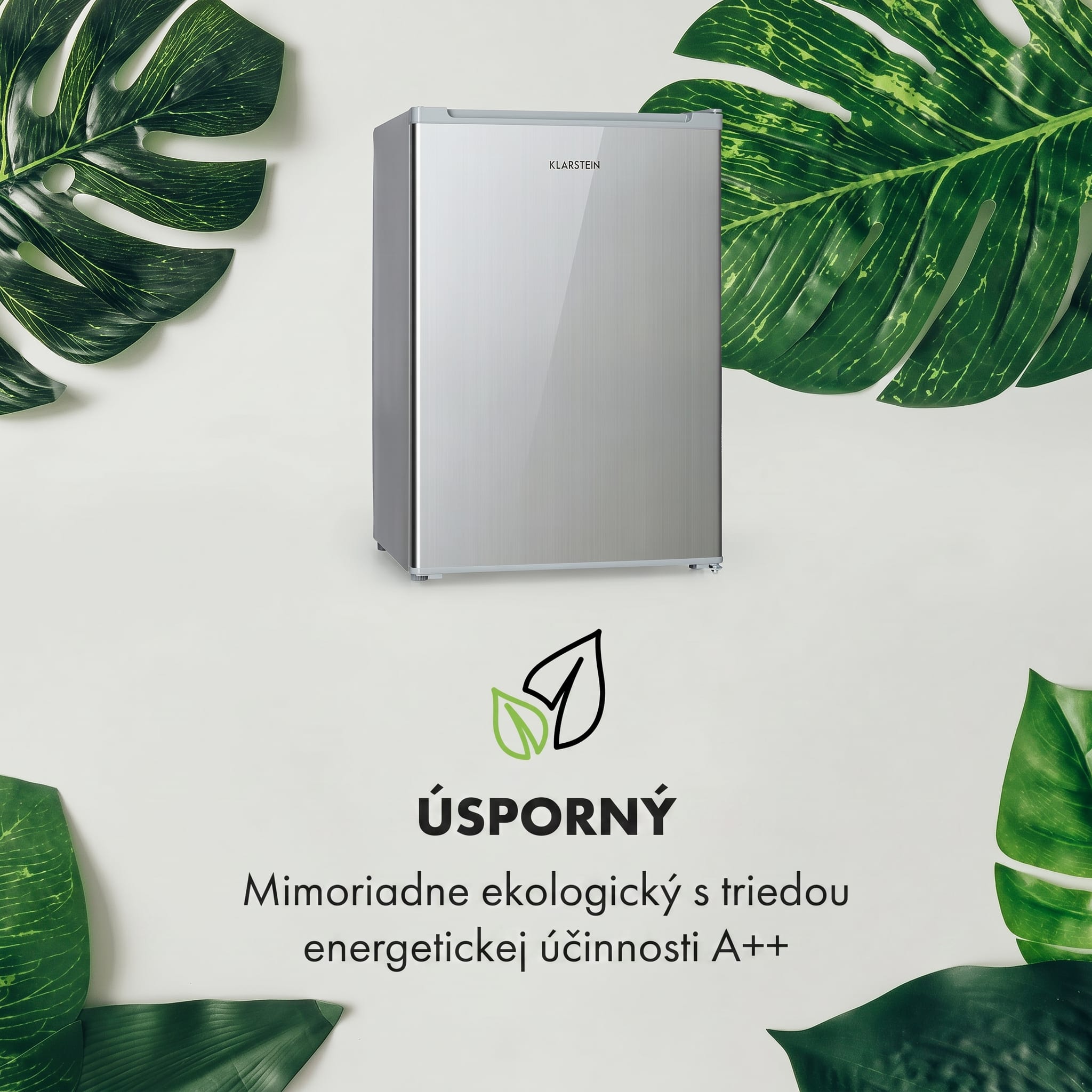 Klarstein Delaware, chladnička, 75 l, mraziaci priečinok 4 l, energet. trieda E, kompresné chladenie – Obrázok 3