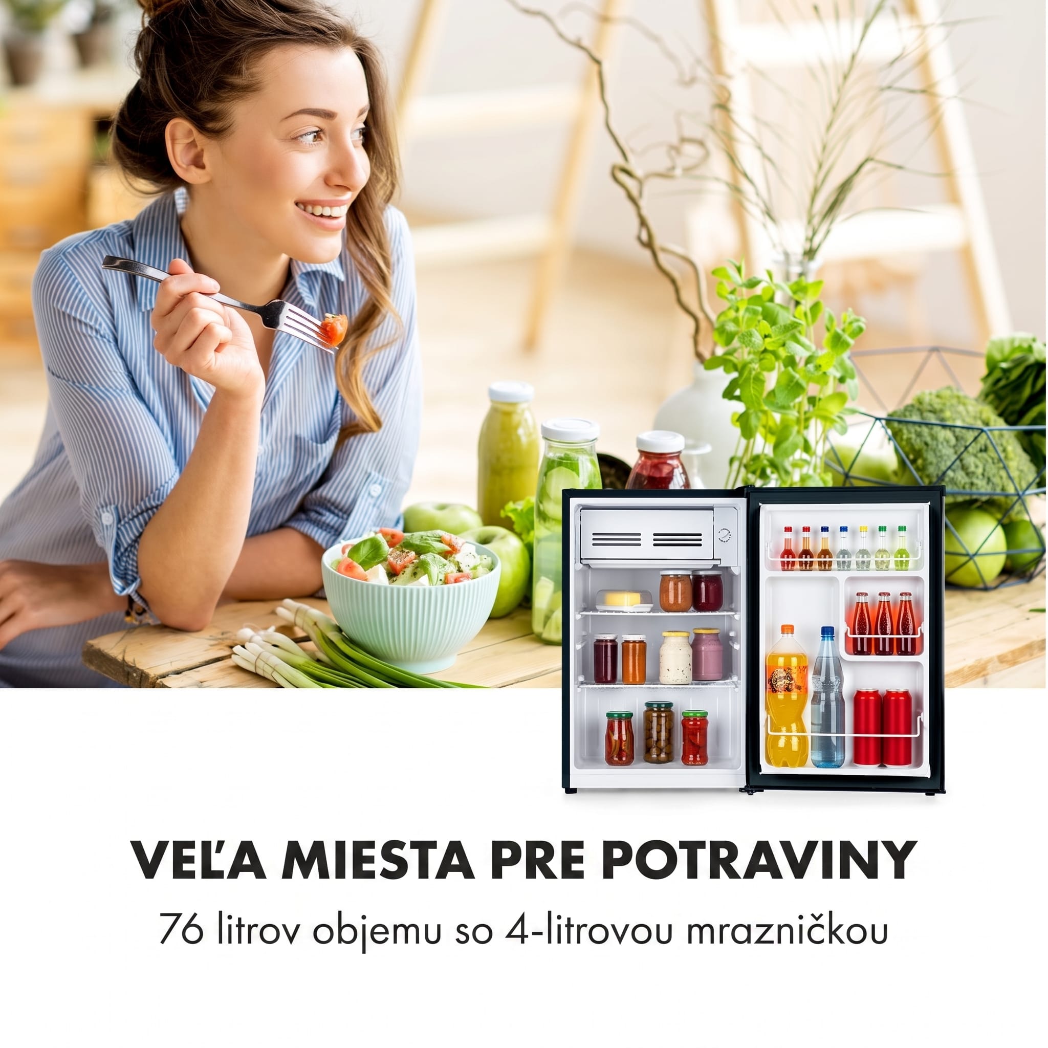 Klarstein Delaware, mraziaci priečinok 4 l, energet. trieda E, kompresné chladenie – Obrázok 4