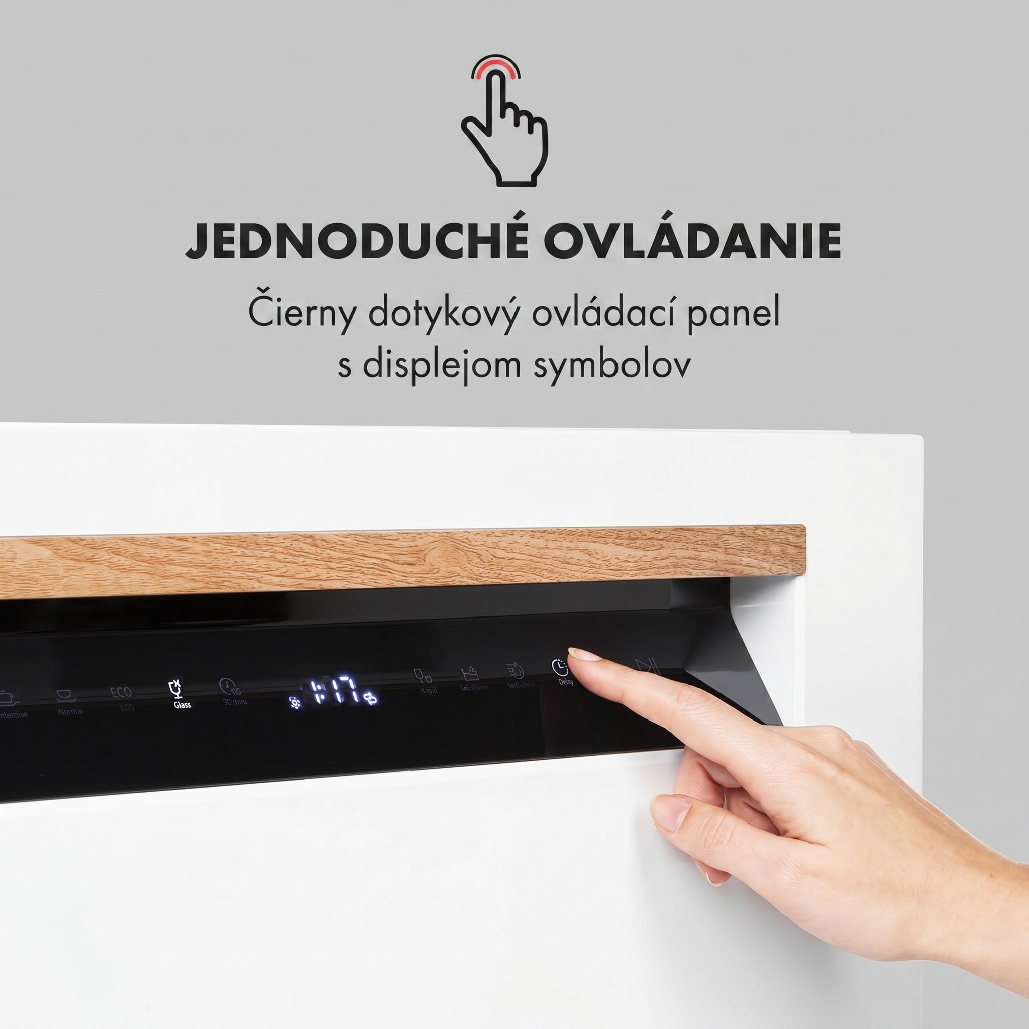 Klarstein Lagoona, umývačka riadu, 1380 W, 6,5 l, na 6 súprav riadu, energet. trieda F, biela – Obrázok 4