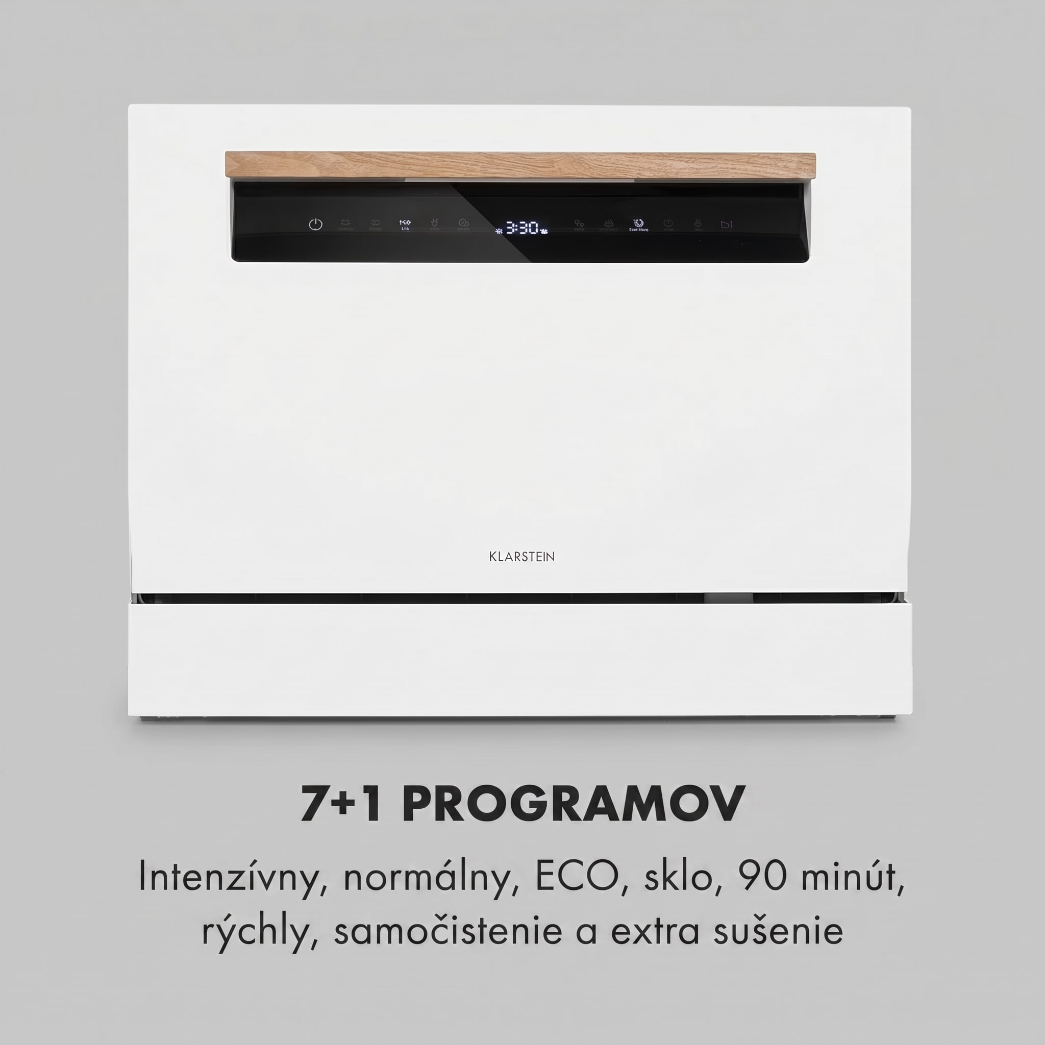Klarstein Lagoona, umývačka riadu, 1380 W, 6,5 l, na 6 súprav riadu, energet. trieda F, biela – Obrázok 5