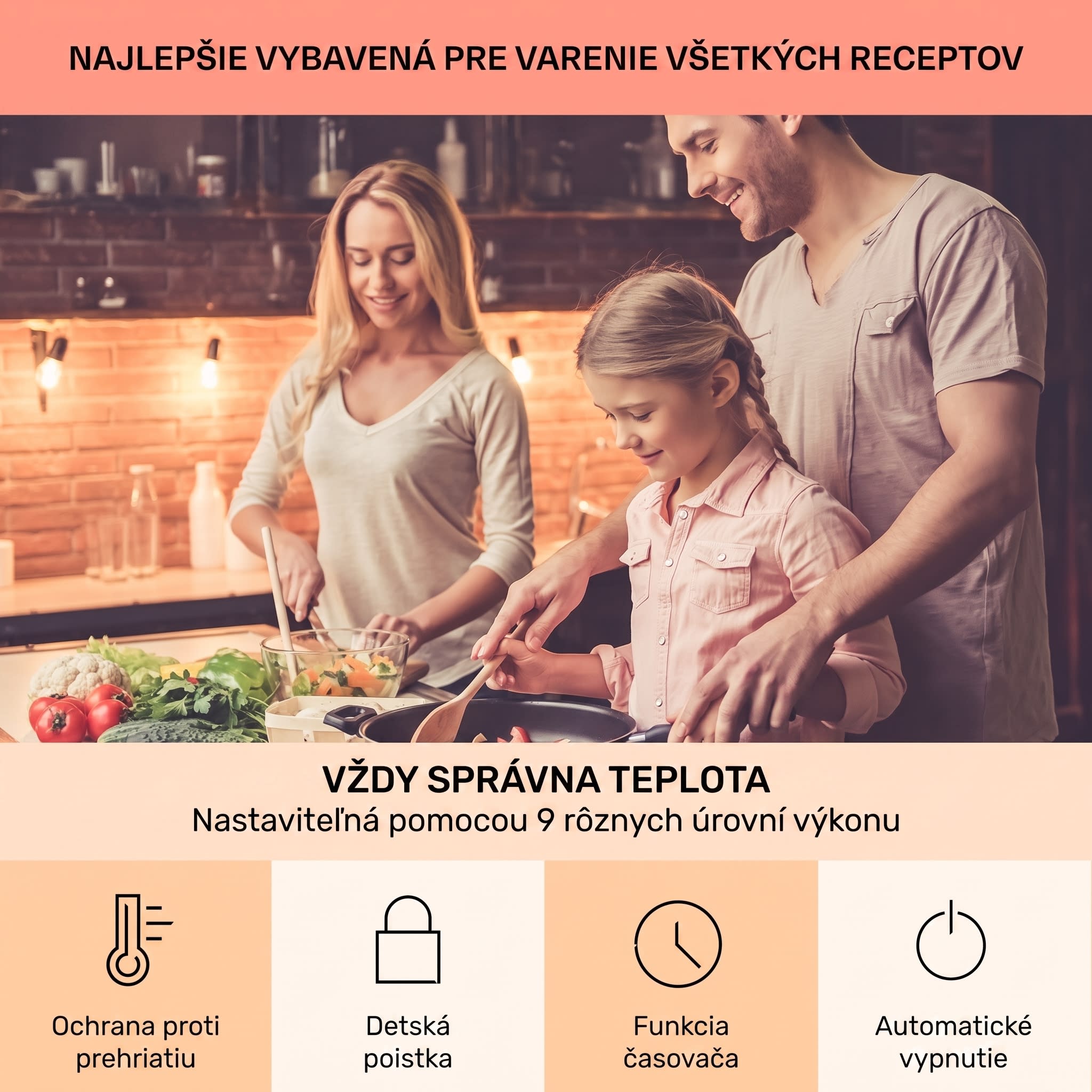 Klarstein Virtuosa EcoAdapt, indukčná varná doska, 7200 W, 4 zóny, sklo, čierna – Obrázok 5