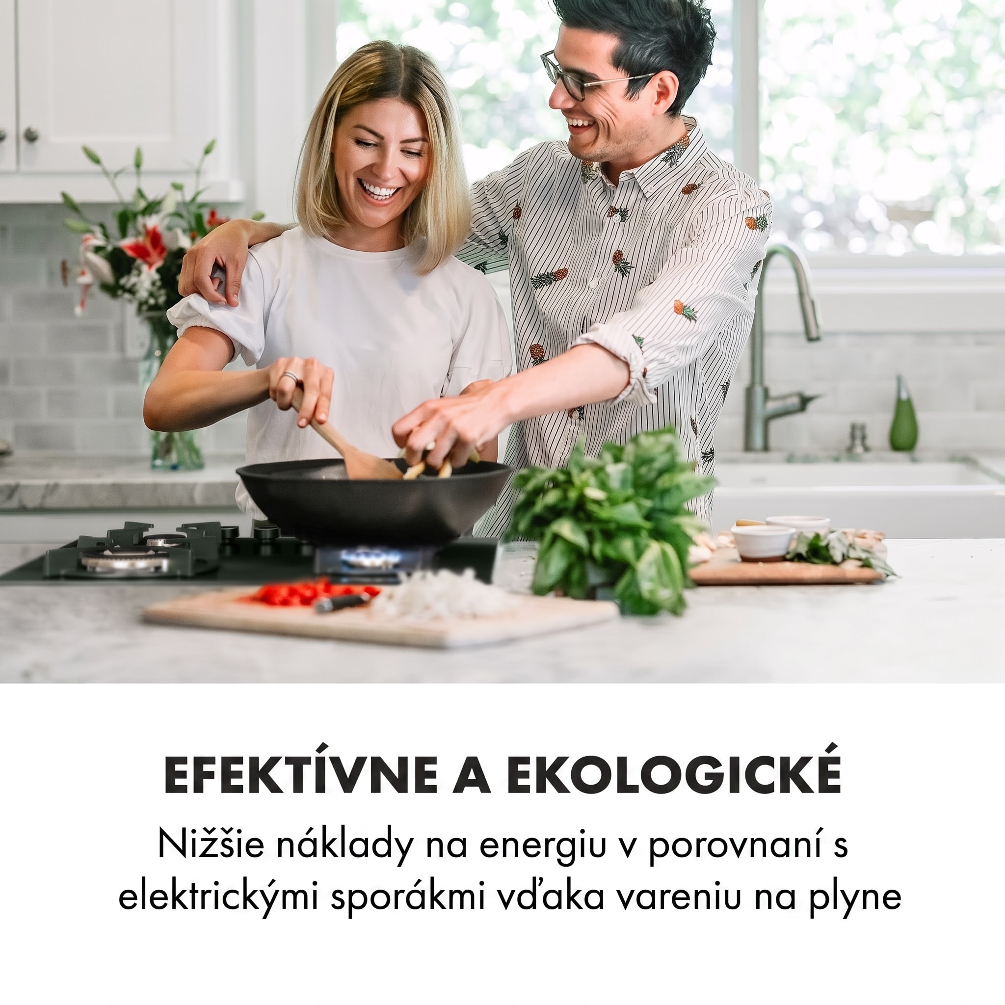 Klarstein Goldflame 4 plynová varná doska 4 horáky mosadzný horák čierna sklokeramika – Obrázok 2