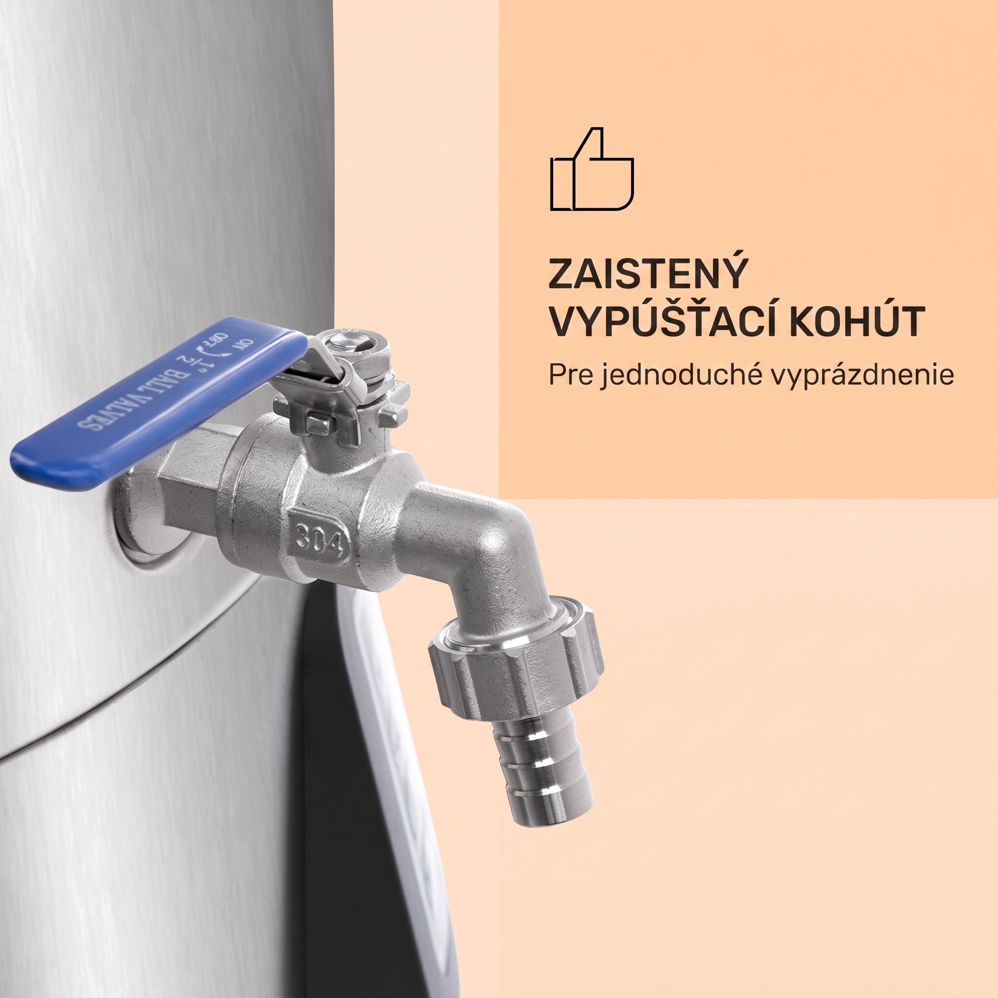 Klarstein Mundschenk 3XL, sladový kotol, 65 l, 3000 W, zariadenie na varenie piva, 9 programov – Obrázok 5