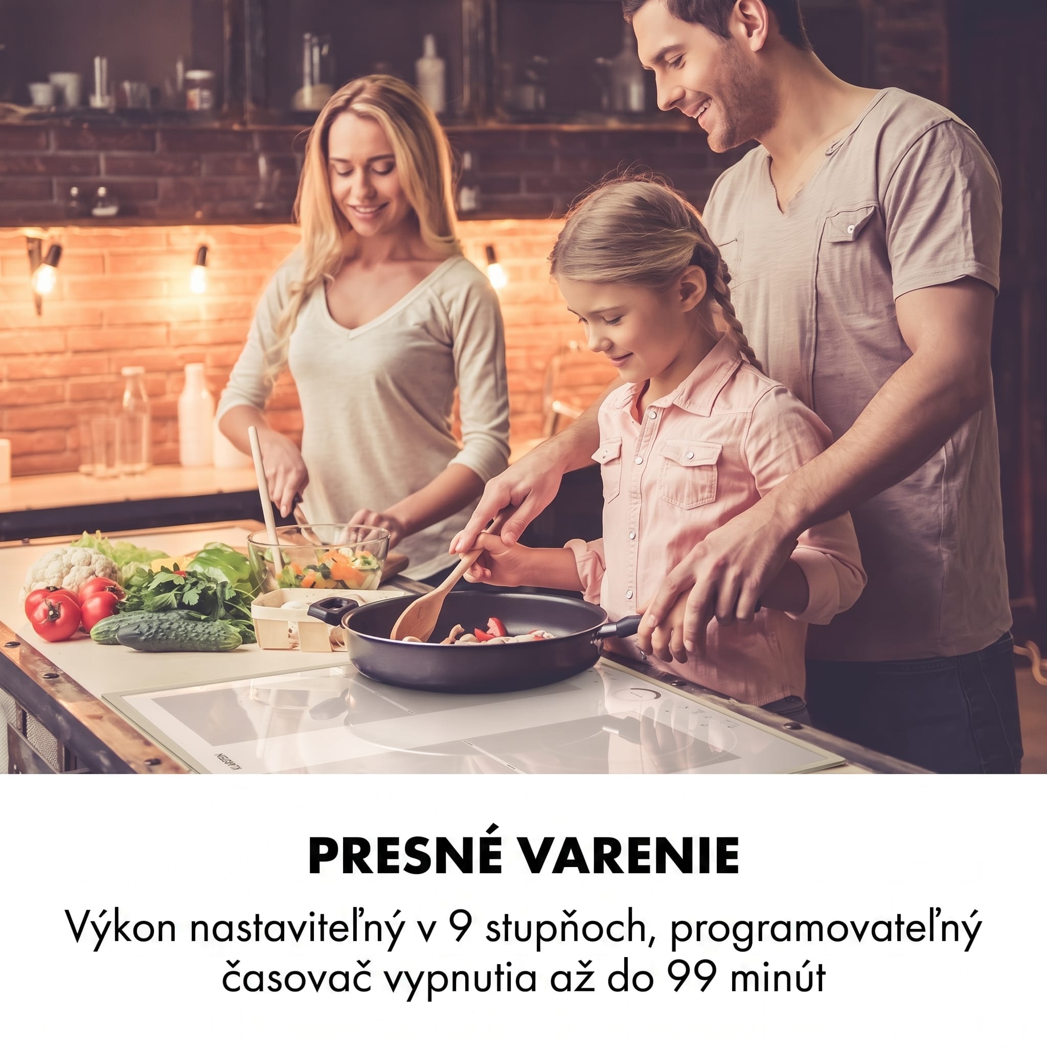 Klarstein Delicatessa 60 Prime, indukčná varná doska, 7000 W, 4 zóny, časovač, biela – Obrázok 2