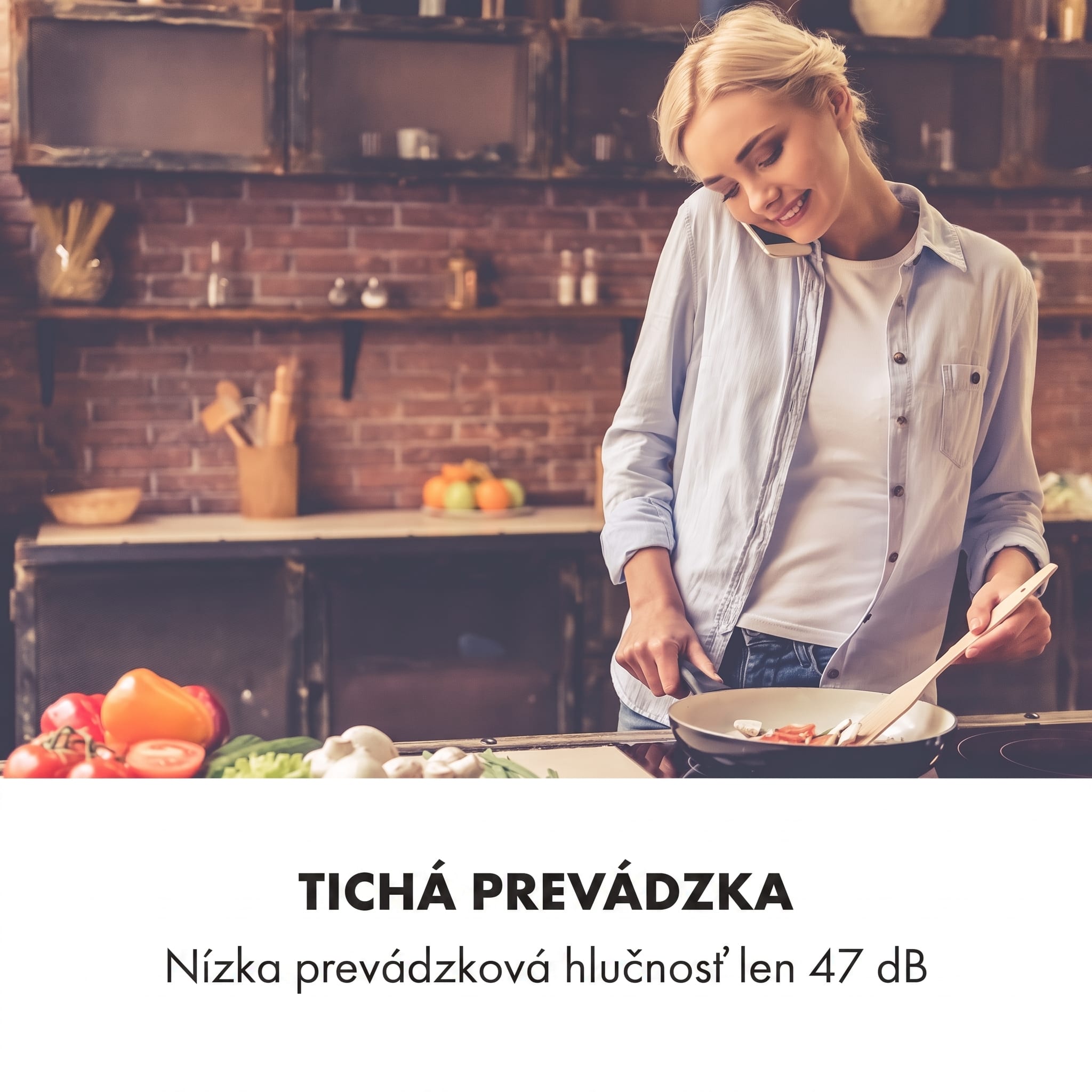 Klarstein Balzac Silent 60, digestor, 60 cm, nástenný, 604 m³/h, A, dotykové ovládanie, nehrdzavejúca oceľ – Obrázok 3