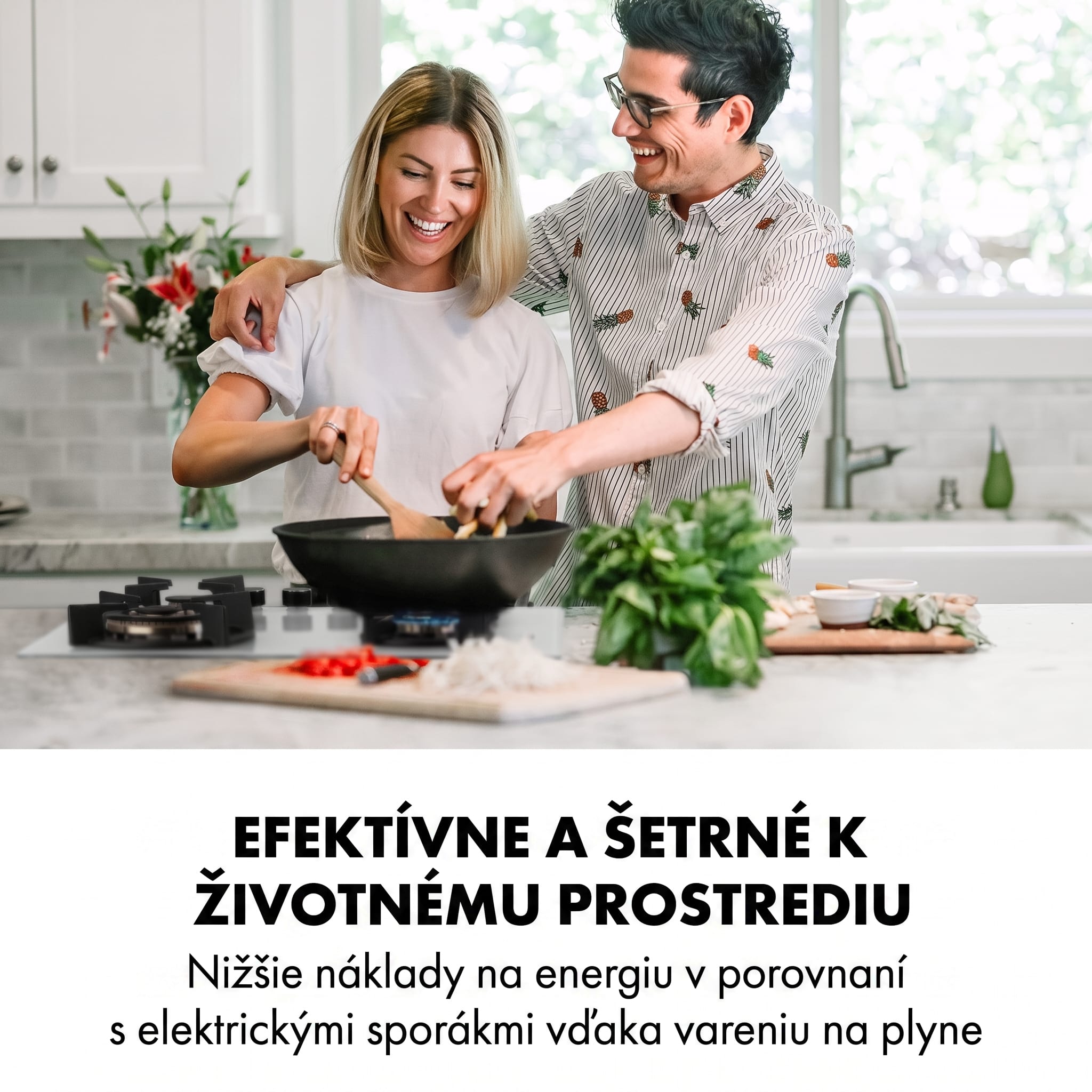 Klarstein Goldflame 4, plynová varná doska, 4 mosadzné horáky, sklokeramika – Obrázok 2