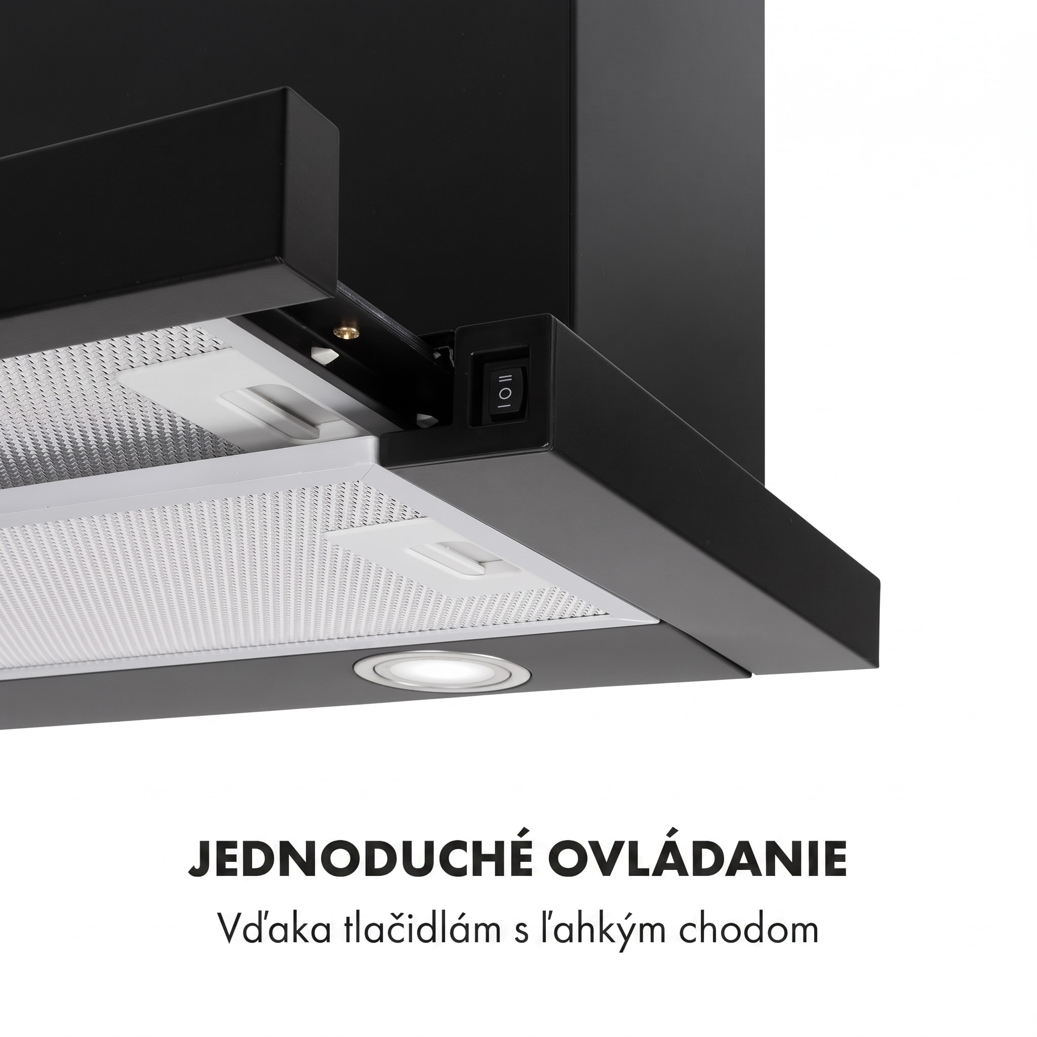 Klarstein Mariana 60, plochý digestor, 500 m³/h, odsávanie vzduchu, LED – Obrázok 4