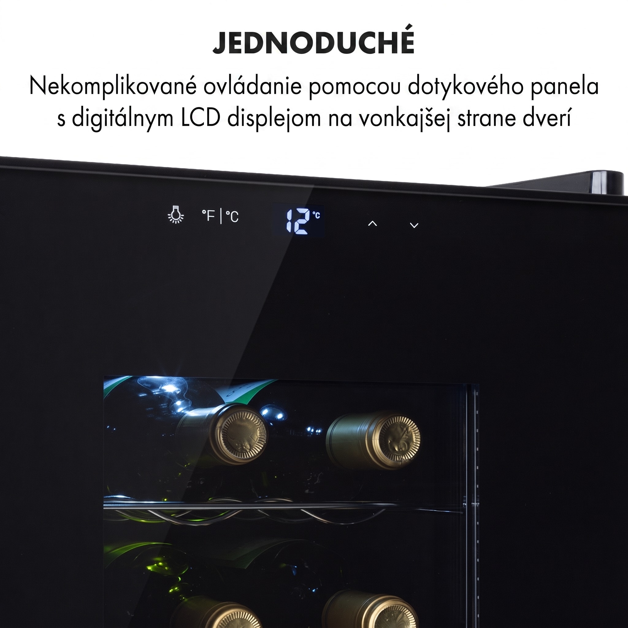 Klarstein Bellevin 18 Uno, vinotéka, 50 l, 11–18°C, 1 zóna – Obrázok 4