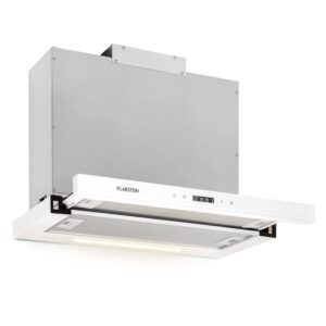Klarstein Mariana Neo 60, plochý digestor, 60 cm, 640 m³/h, odsávanie vzduchu, LED