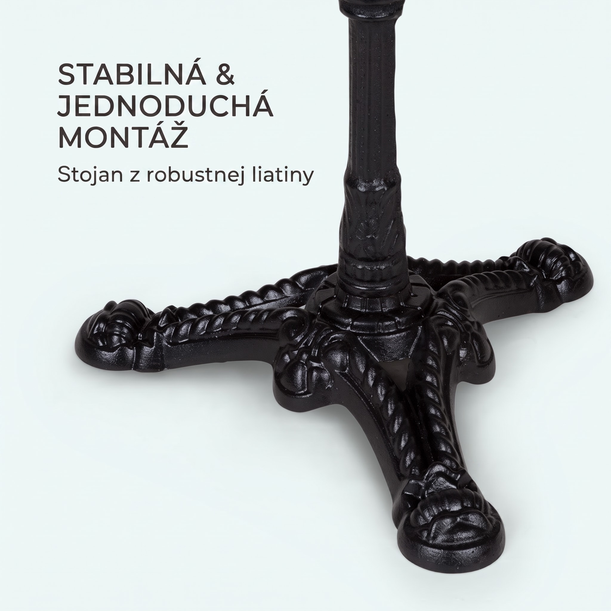 Blumfeldt Patras Lux, bistro stôl s trojnohým podstavcom, mramorový stôl, Ø: 57,5 cm, výška: 72 cm – Obrázok 5
