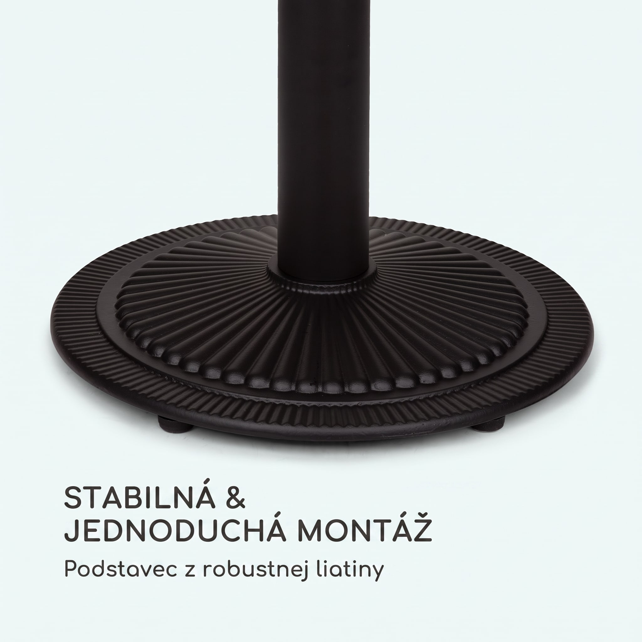 Blumfeldt Patras Jewel, mramorový stôl, secesný štýl, Ø: 57,5 cm, výška: 75 cm, liatinový stojan – Obrázok 5
