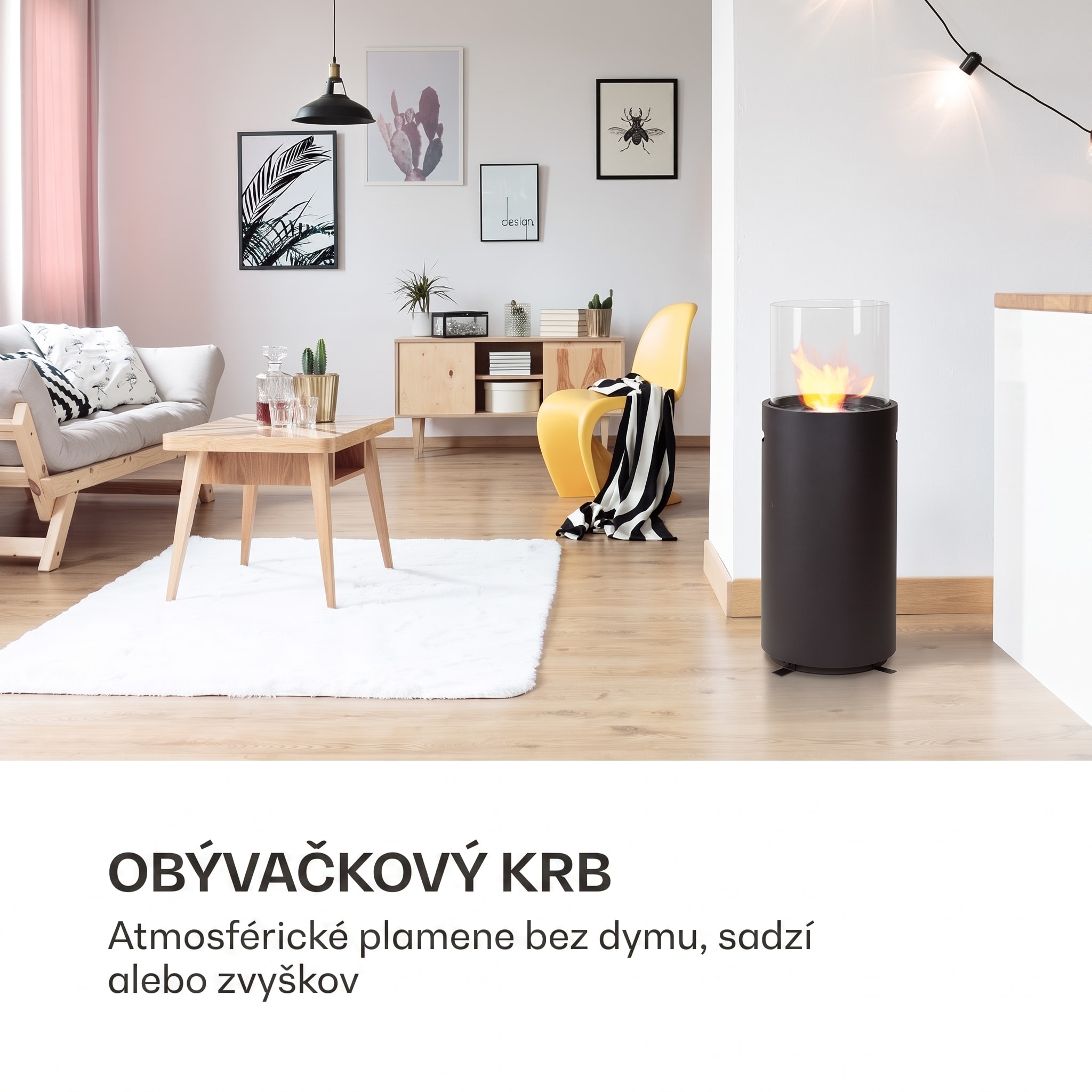 Blumfeldt Fiamme Tamburo, etanolový krb, horák z nehrdzavejúcej ocele, 0,8 litra, doba horenia 4-5 hod. – Obrázok 4
