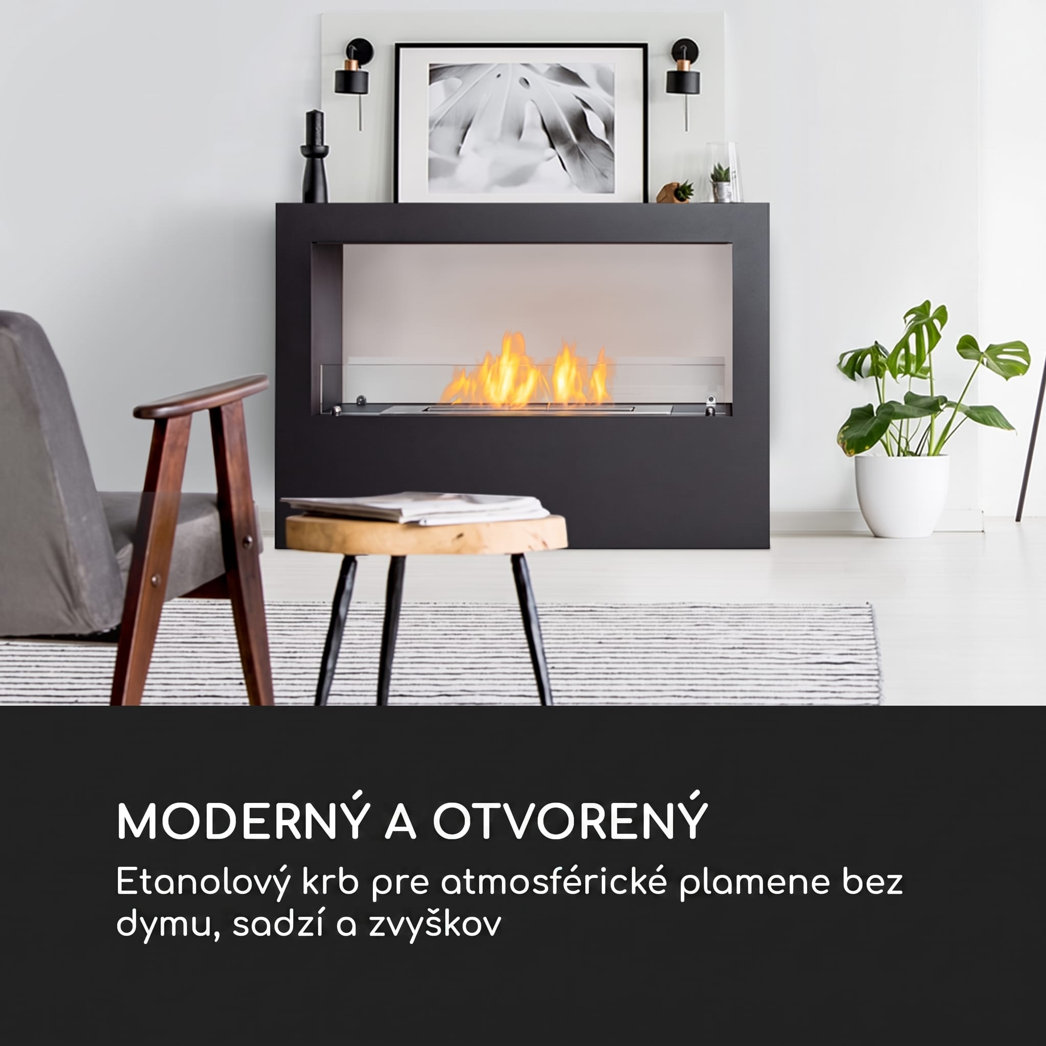 Blumfeldt Fiamme Scoppi, etanolový krb, horák z nehrdzavejúcej ocele, 3 l, doba horenia 5-6 h – Obrázok 2