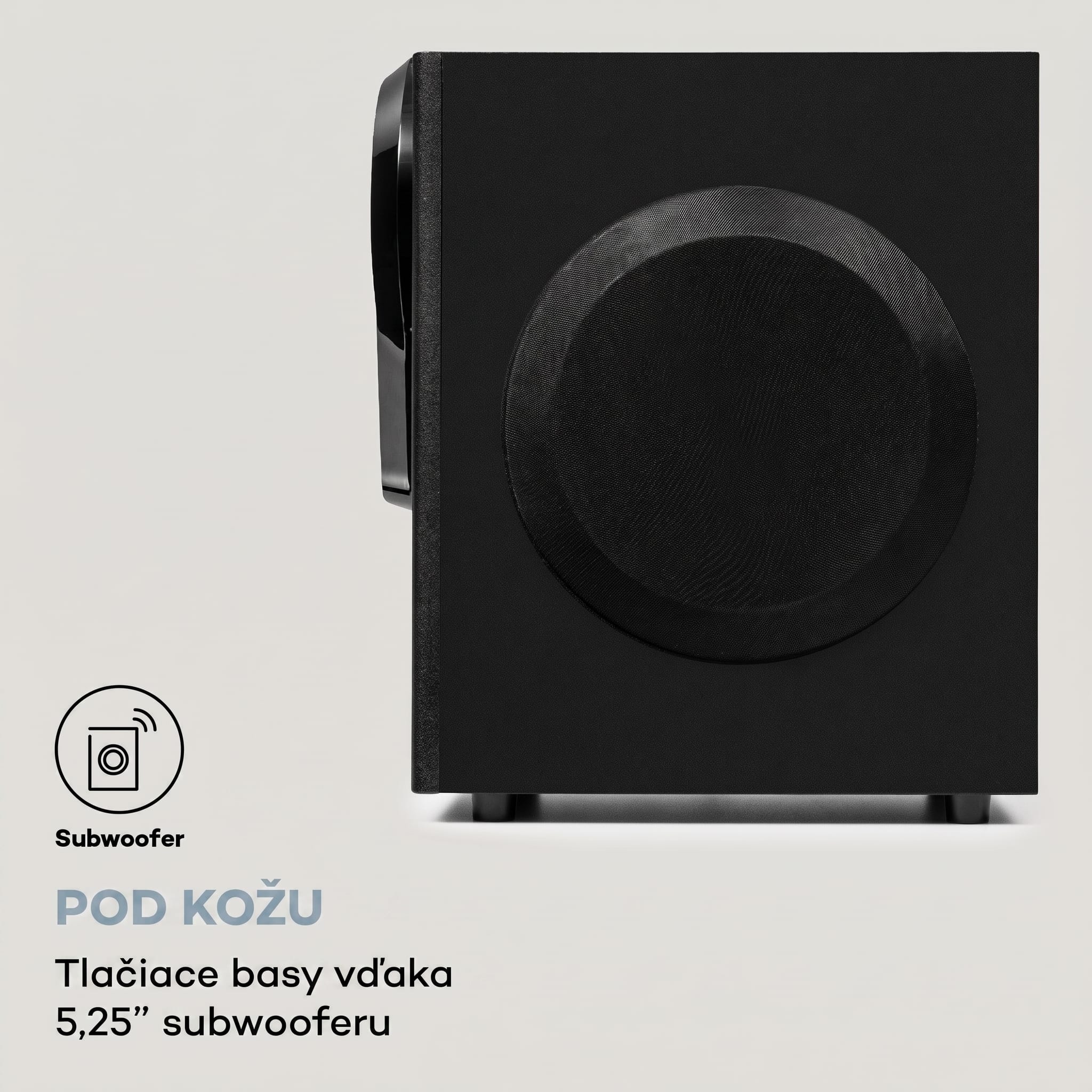 Auna Areal 525 DG, 5.1 systém domáceho kina, 125 W RMS, optický vstup, BT, USB, SD, AUX, diaľkový ovládač – Obrázok 2