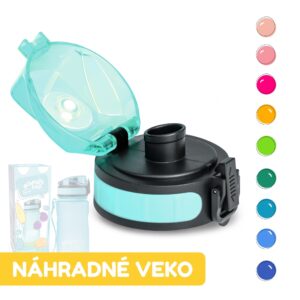 Klarstein Náhradné viečko Wakaba pre fľaše na vodu s objemom 350/400/500 ml | Plastové hrdlo | Bez BPA